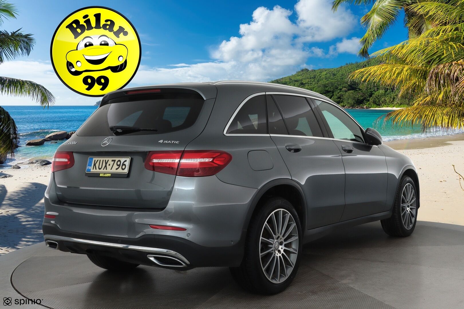 Mercedes-Benz GLC 2016 220 d 4Matic A Premium Business AMG **Distronic Pro / Burmester / Webasto / Ilma-alusta / Koukku / P.kamera / ILS-LED** - Kahdet Renkaat