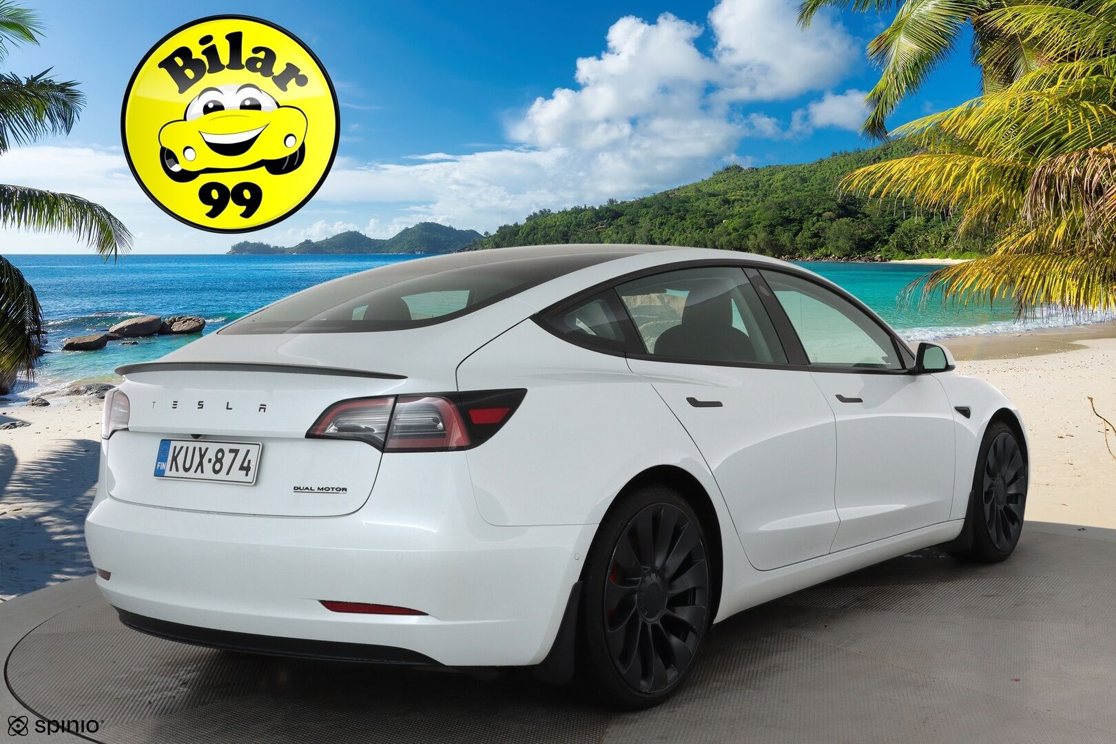 Tesla Model 3 2022 Performance **Lasikatto / ILP / ACC / Matrix-LED / P.Kamera / Muistipenkki / Premium Audio / Navi / Kaistavahti** - 3,99 % KORKOTARJOUS TÄHÄN AUTOON 21.9. ASTI! - Akku kuntotarkastettu / 2x Latauskaapelit / Kahdet Renkaat
