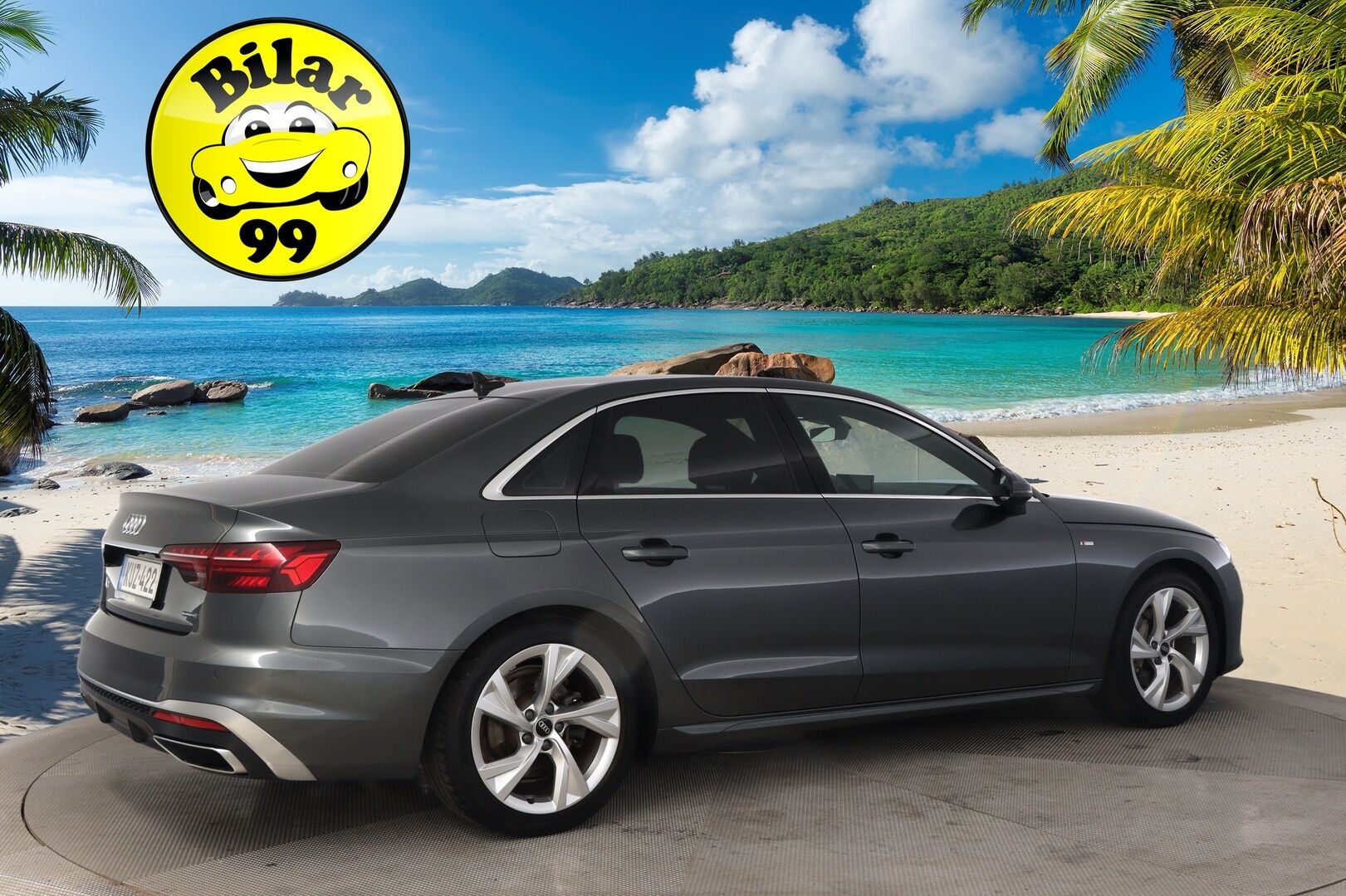 Audi A4 2023 Sedan Business Advanced 40 TFSI 150kW MHEV quattro S-Line *Suomi-Auto / Digimittaristo / Webasto / Kessy / Koukku (alle taittuva) / P-Kamera* - 3,99 % KORKOTARJOUS TÄHÄN AUTOON - *2.Om. / Matrix Led / S-Line ulkonäköpaketti / S-Line sisätilapaketti / Vakkari / P-Tutkat / Urheiluistuimet*