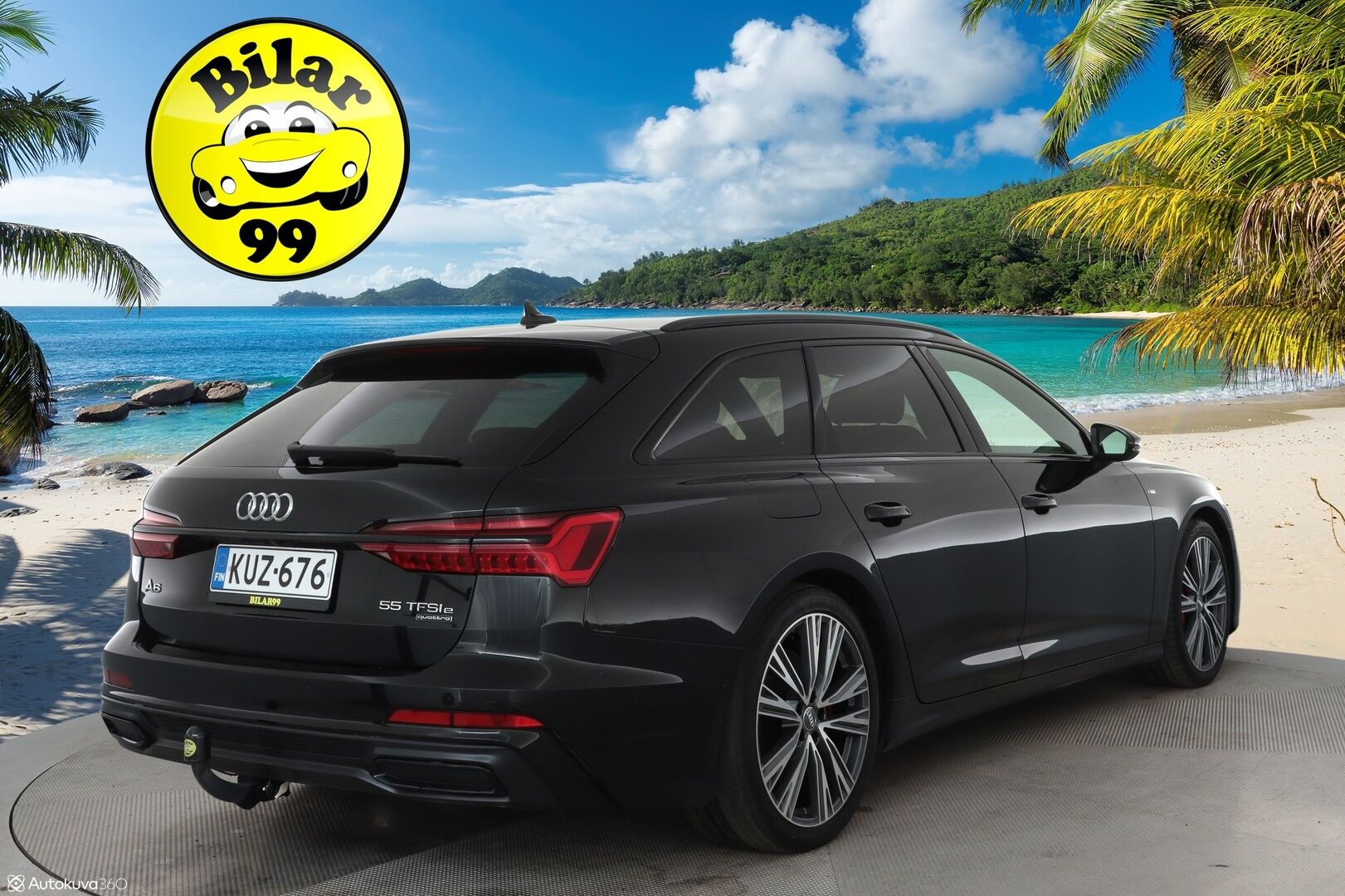 Audi A6 2020 Business Sport 55 TFSI e quattro S-Line **360.kamera / Muistipenkki / Adapt.vakkari / Matrix / KeylessGo / Koukku** - 3,99 % KORKOTARJOUS TÄHÄN AUTOON - Juuri huollettu! / Uusi tuulilasi / 2x renkaat ja vanteet!