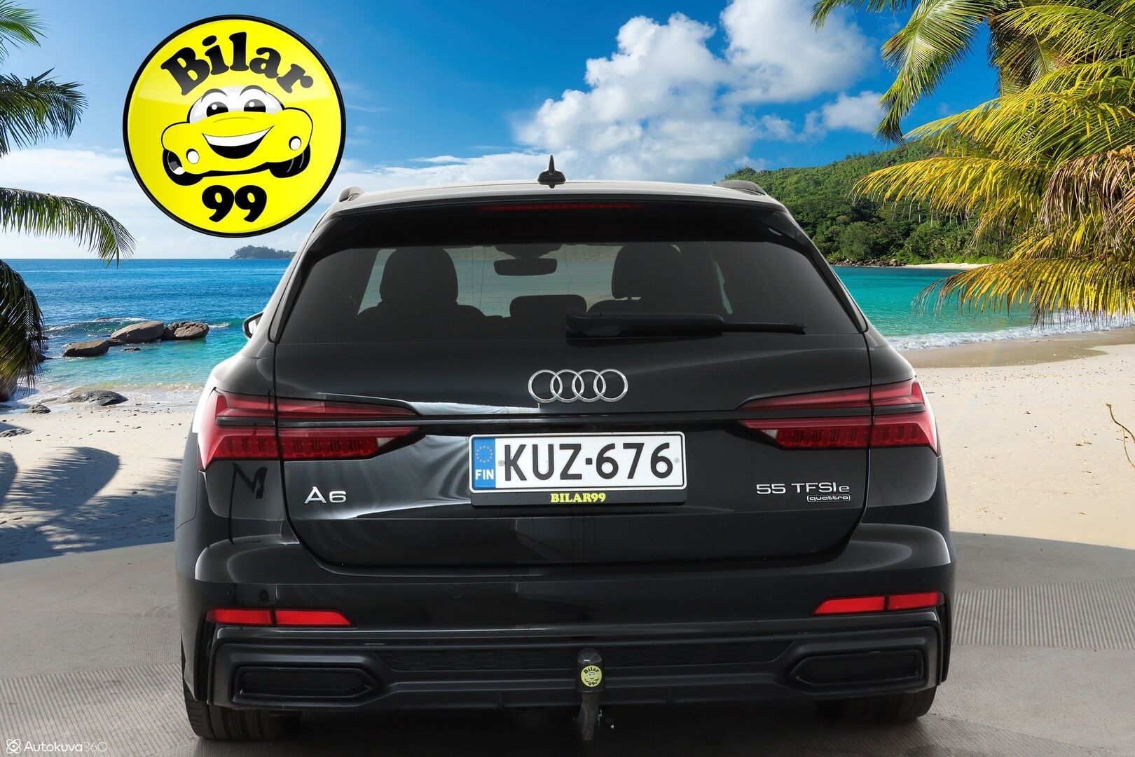 Audi A6 2020 Business Sport 55 TFSI e quattro S-Line **360.kamera / Muistipenkki / Adapt.vakkari / Matrix / KeylessGo / Koukku** - 3,99 % KORKOTARJOUS TÄHÄN AUTOON - Juuri huollettu! / Uusi tuulilasi / 2x renkaat ja vanteet!