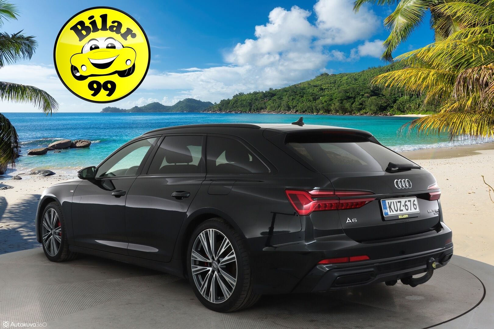 Audi A6 2020 Business Sport 55 TFSI e quattro S-Line **360.kamera / Muistipenkki / Adapt.vakkari / Matrix / KeylessGo / Koukku** - 3,99 % KORKOTARJOUS TÄHÄN AUTOON - Juuri huollettu! / Uusi tuulilasi / 2x renkaat ja vanteet!