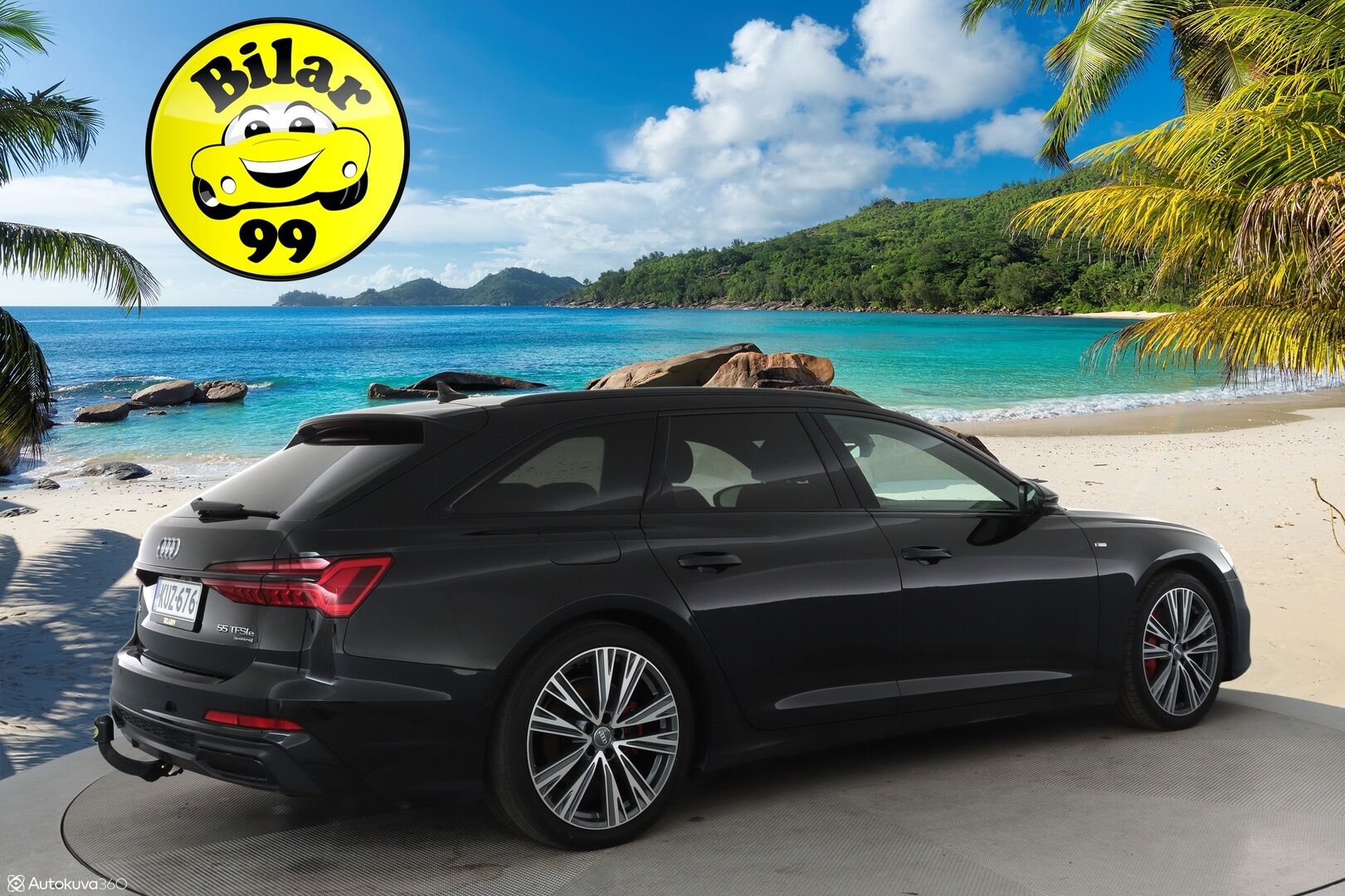 Audi A6 2020 Business Sport 55 TFSI e quattro S-Line **360.kamera / Muistipenkki / Adapt.vakkari / Matrix / KeylessGo / Koukku** - 3,99 % KORKOTARJOUS TÄHÄN AUTOON - Juuri huollettu! / Uusi tuulilasi / 2x renkaat ja vanteet!