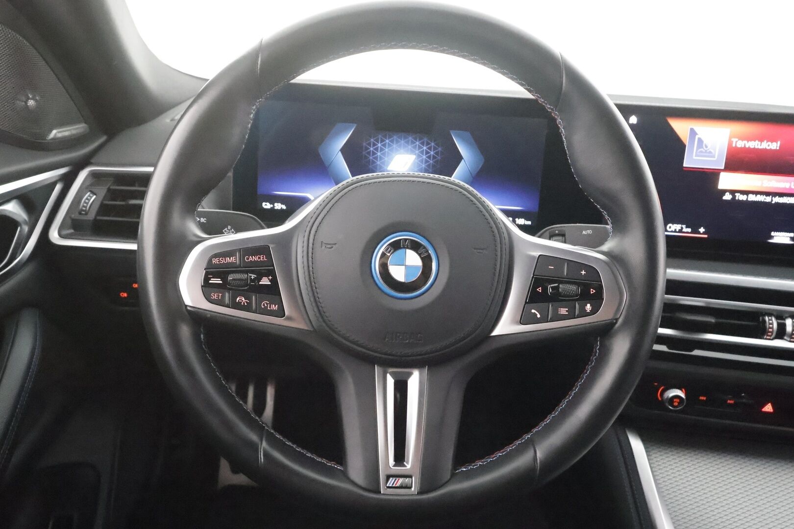 BMW I4 M50 2023 Charged - | ACC | Lisälämmitin | Koukku |  Laser Light | H/K | Sporttipenkki | P.kamera | Puolinahat | Apple&Android | 1.Om Suomi-auto | Kahdet Renkaat | Merkkihuollettu |