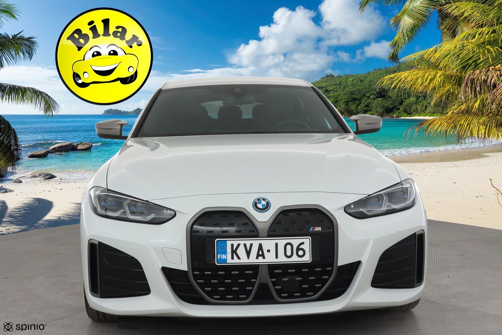 BMW I4 M50 2023 Charged - | ACC | Lisälämmitin | Koukku |  Laser Light | H/K | Sporttipenkki | P.kamera | Puolinahat | Apple&Android | 1.Om Suomi-auto | Kahdet Renkaat | Merkkihuollettu |