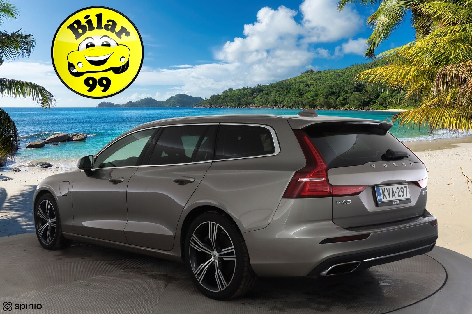 Volvo V60 2019 T8 AWD Inscription aut * Panorama / ACC / LED / P.tutkat / Webasto / Koukku /  Navi / Sportnahat / Keyless * - 2x Latauskaapelit / Kahdet renkaat / Merkkihuollettu - HULLUT JOULUT KORKOTARJOUS 2,49% 