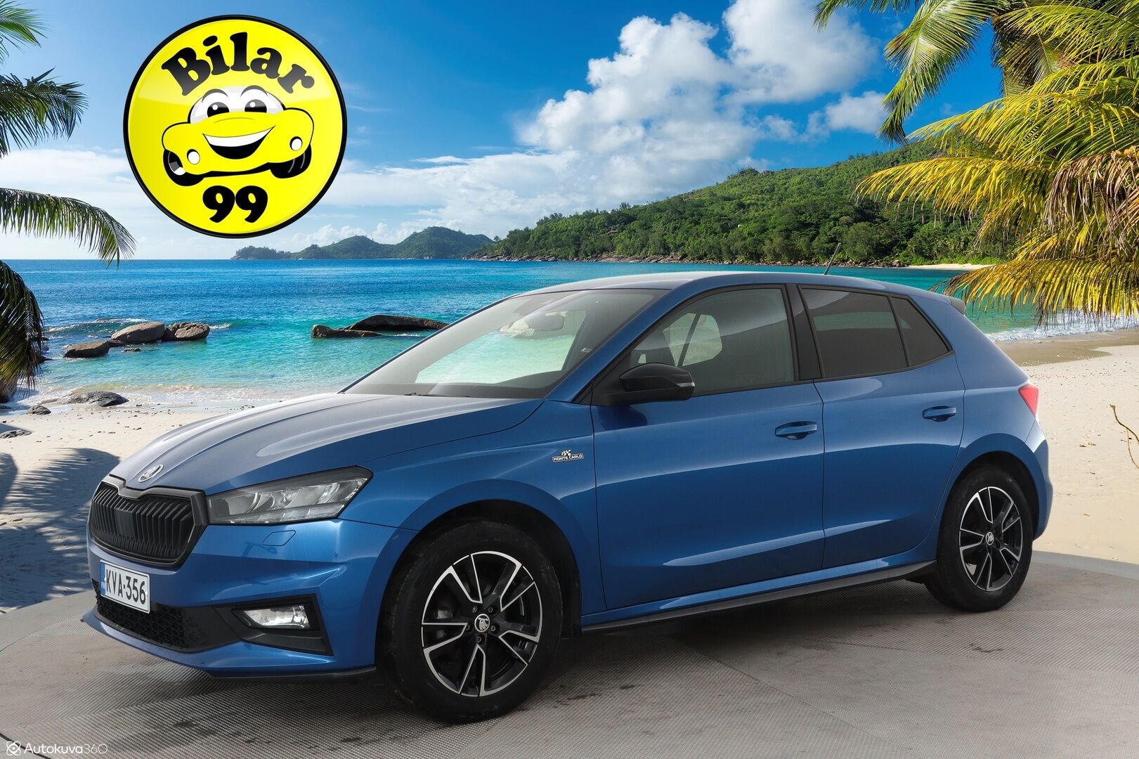 Skoda Fabia 2023 1.0 TSI 95 Monte Carlo - Adapt. Vakkari / LED-valot / P. tutka / Kaistavahti / Rattilämppäri / Aut. Ilmastointi / KeylessGO / 2x Renkaat 