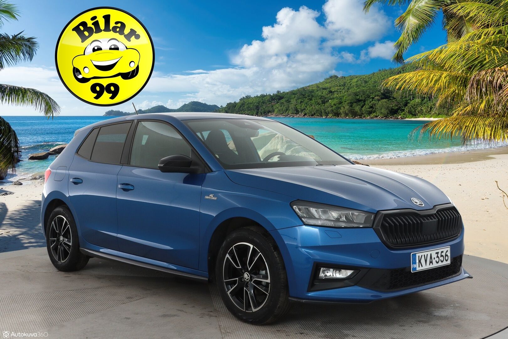 Skoda Fabia 2023 1.0 TSI 95 Monte Carlo - Adapt. Vakkari / LED-valot / P. tutka / Kaistavahti / Rattilämppäri / Aut. Ilmastointi / KeylessGO / 2x Renkaat 