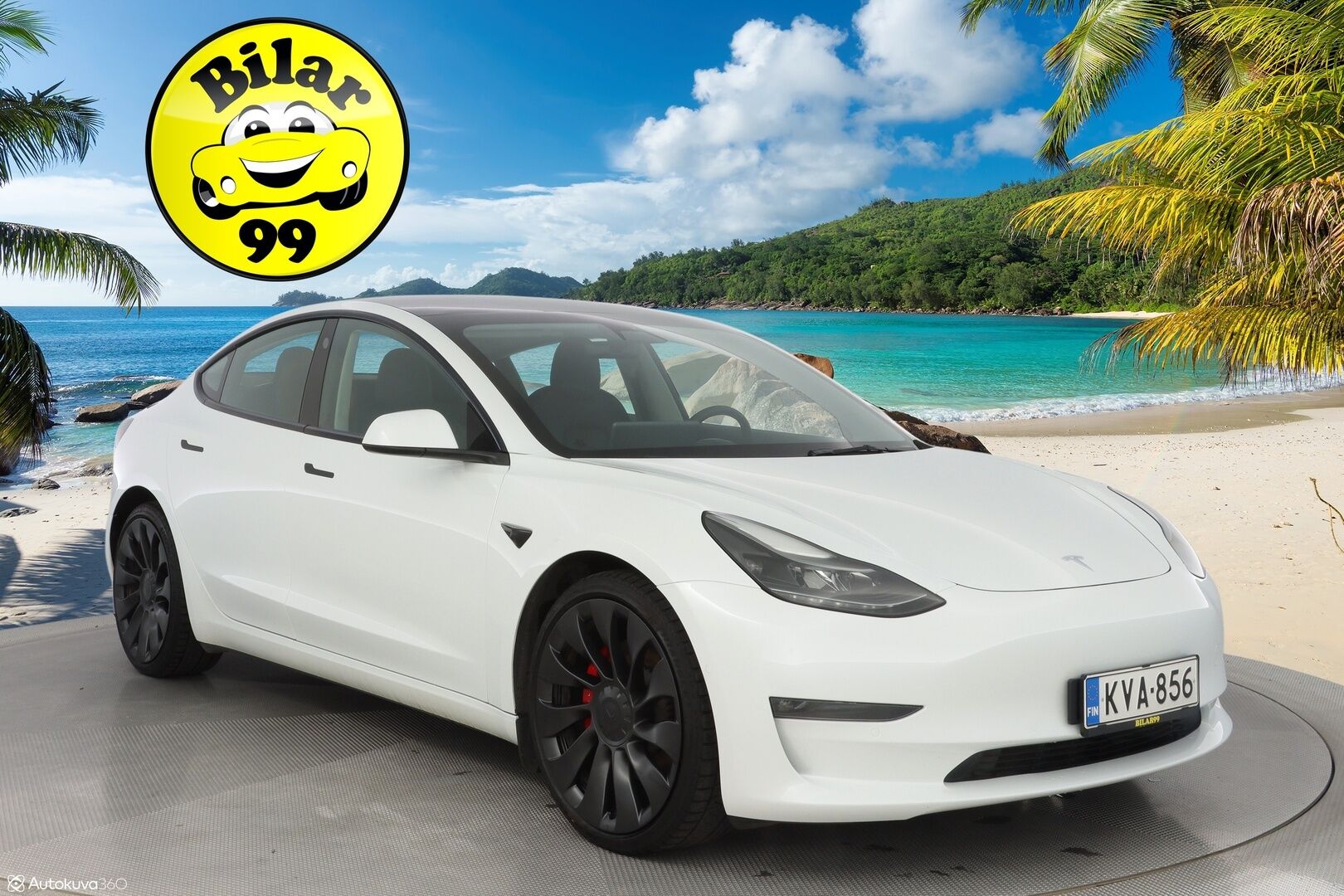 Tesla Model 3 2021 Performance * ACC / Lämpöpumppu / Premium Audio / Nahkasisusta / Kamera * - Lämpöpumppu / Käyttöönotto 12/2021 / Matrix-Led / Uudet kesärenkaat