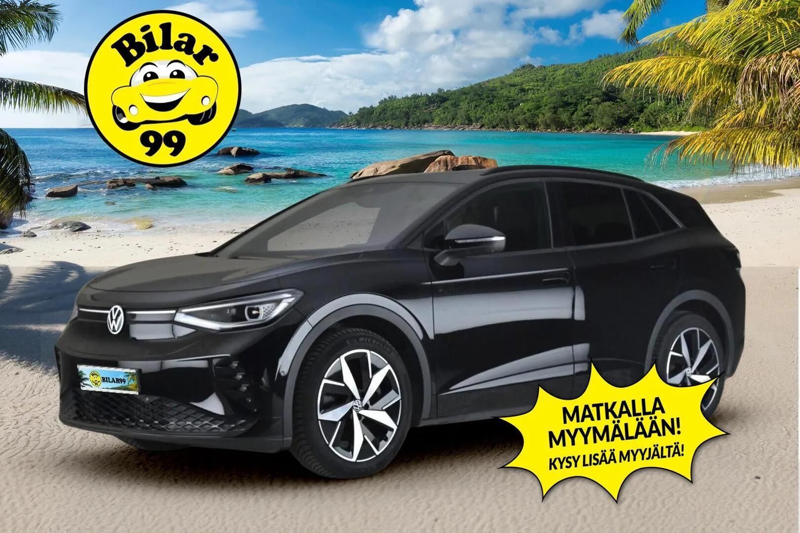 Volkswagen ID.4 2023 GTX Dual Motor AWD Business Max * ACC / ILP / Koukku / 360° / IQ.Light / Hierovat muistipenkit / Navi / Keyless * - 1.Om Suomi-auto / Kahdet renkaat aluvanteilla / Merkkihuollettu - HULLUT AVAJAISHULINAT KORKOTARJOUS 3,29 %