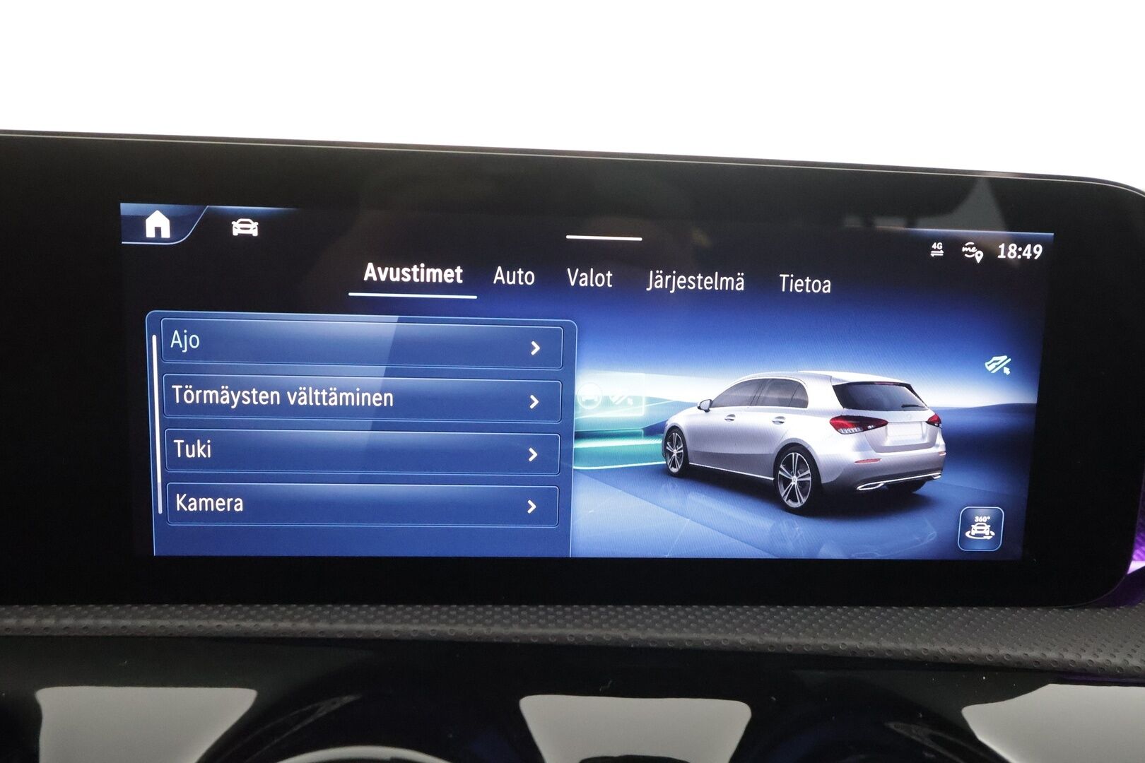 Mercedes-Benz A 2023 250 e A - Facelift | DTR | Widescreen | LED | P.kamera | Sportpenkit | Navi | Suomi-auto | Akku kuntotarkastettu SoH 94,4 % | 2x latauskaapelit | Kahdet renkaat aluvanteilla