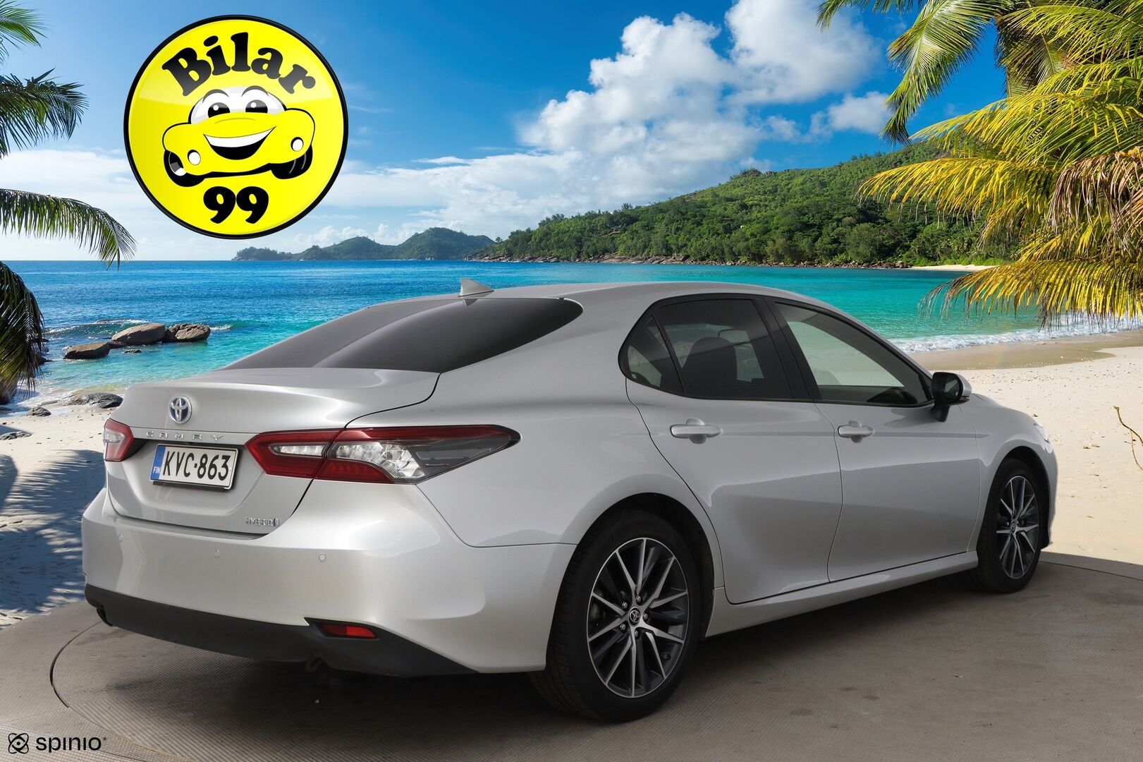 Toyota Camry 2023 2,5 Hybrid Style * Suomiauto / Adapt.Vakkari / Nahkasisusta / Sähköpenkit / Adapt.LED / Peruutuskamera - Juuri tullut Tampereelle! / Bi-LED / Supervarusteet!