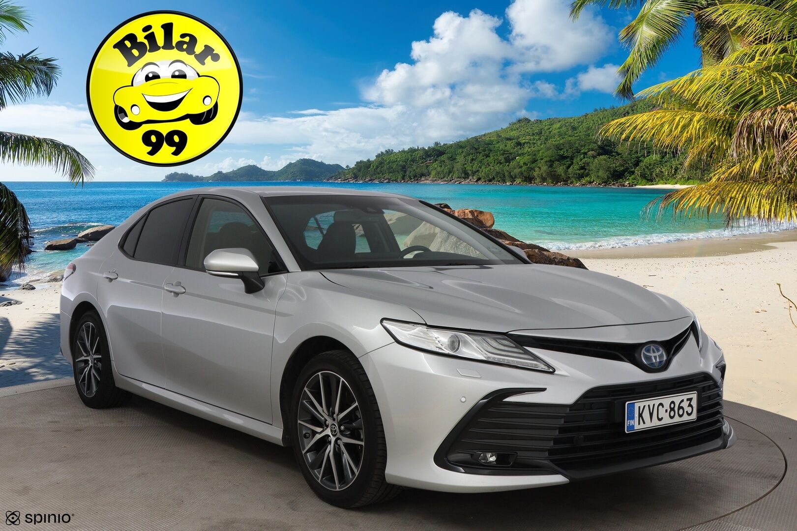 Toyota Camry 2023 2,5 Hybrid Style * Suomiauto / Adapt.Vakkari / Nahkasisusta / Sähköpenkit / Adapt.LED / Peruutuskamera - Juuri tullut Tampereelle! / Bi-LED / Supervarusteet!