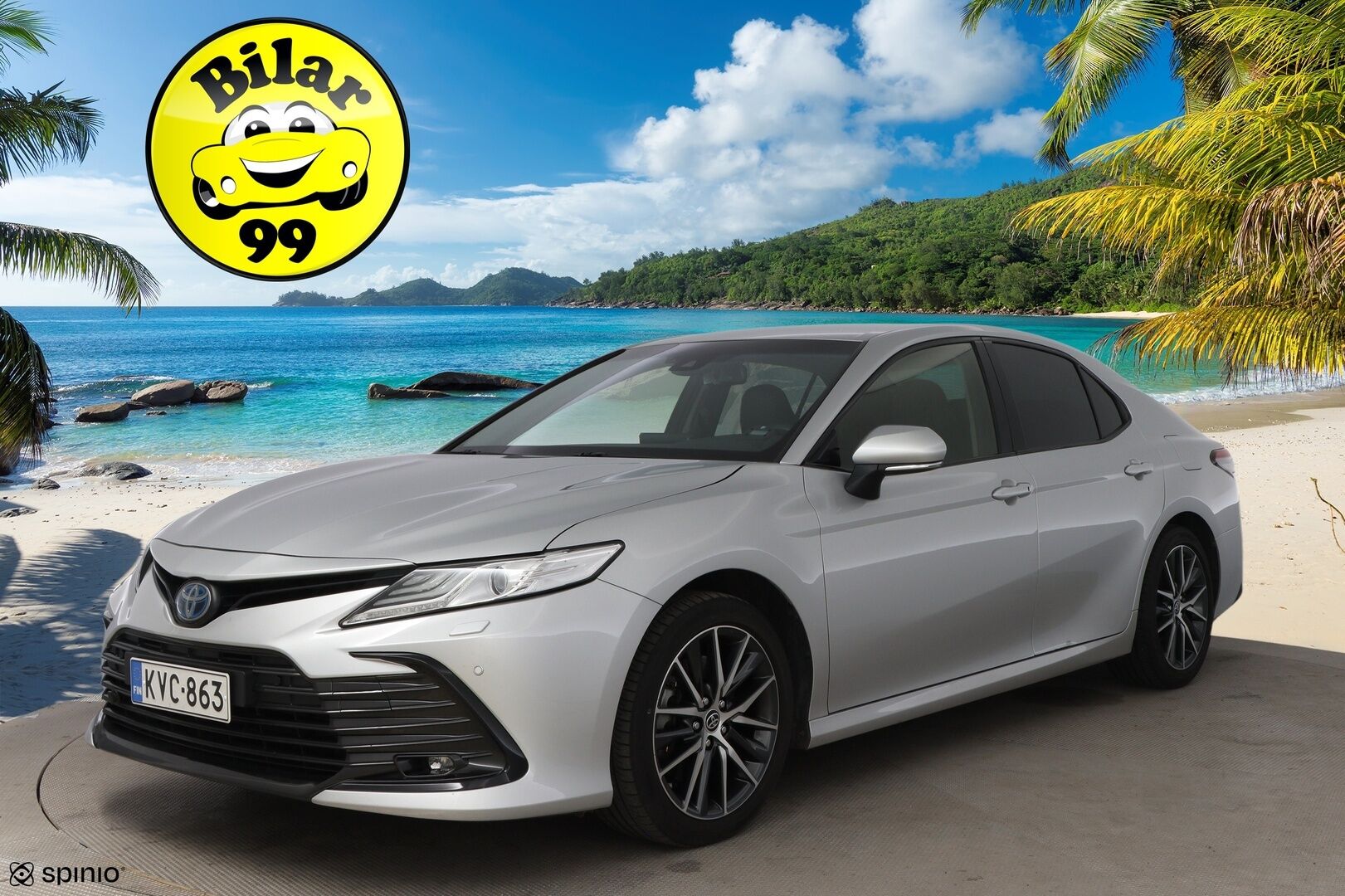 Toyota Camry 2023 2,5 Hybrid Style * Suomiauto / Adapt.Vakkari / Nahkasisusta / Sähköpenkit / Adapt.LED / Peruutuskamera - Juuri tullut Tampereelle! / Bi-LED / Supervarusteet!
