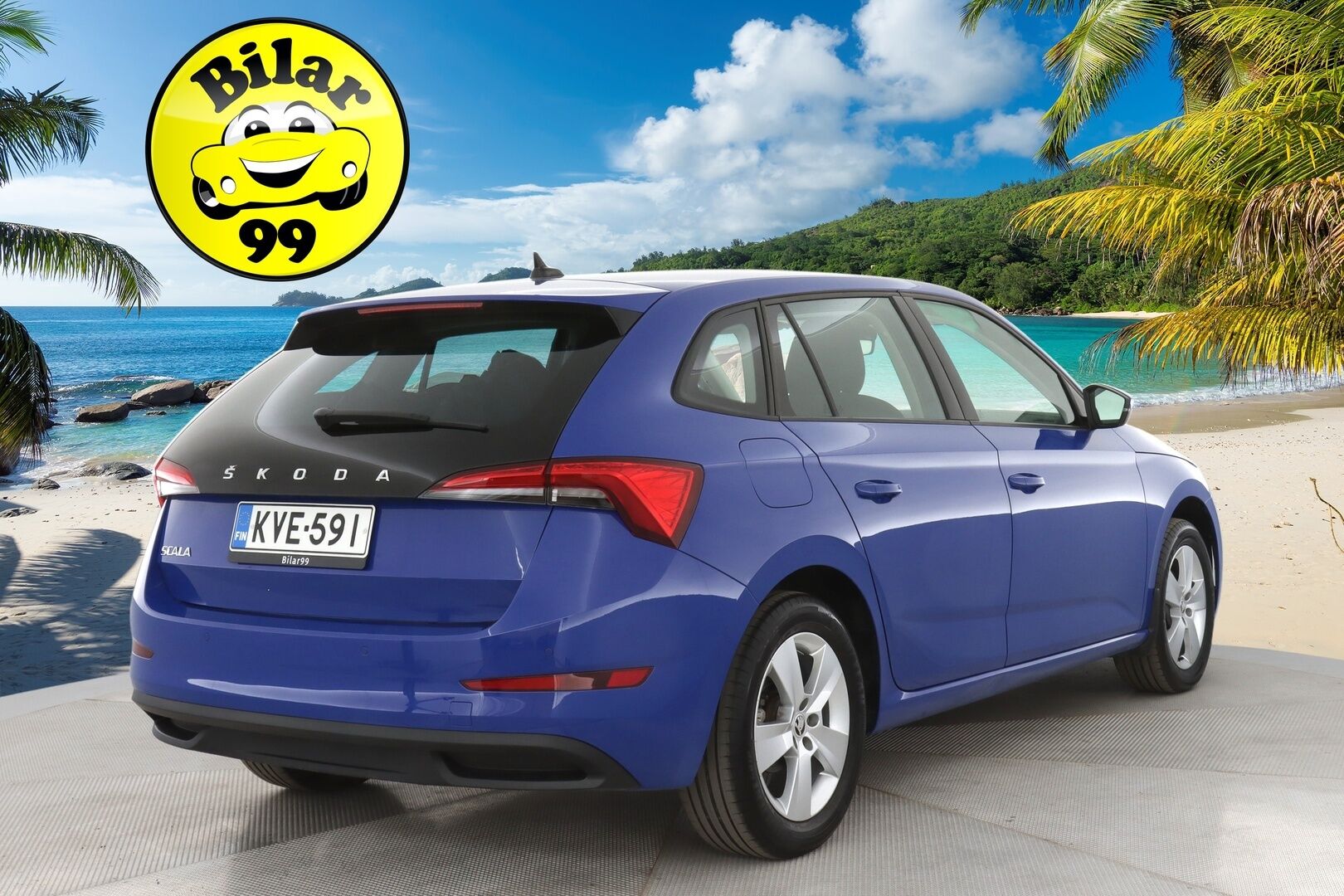 Skoda Scala 2023 1.0 TSI 110 Ambition DSG Autom. * Suomi-auto / Lohkolämmitin / Apple&Android * - HULLUT AVAJAISHULINAT KORKOTARJOUS 3,29 %