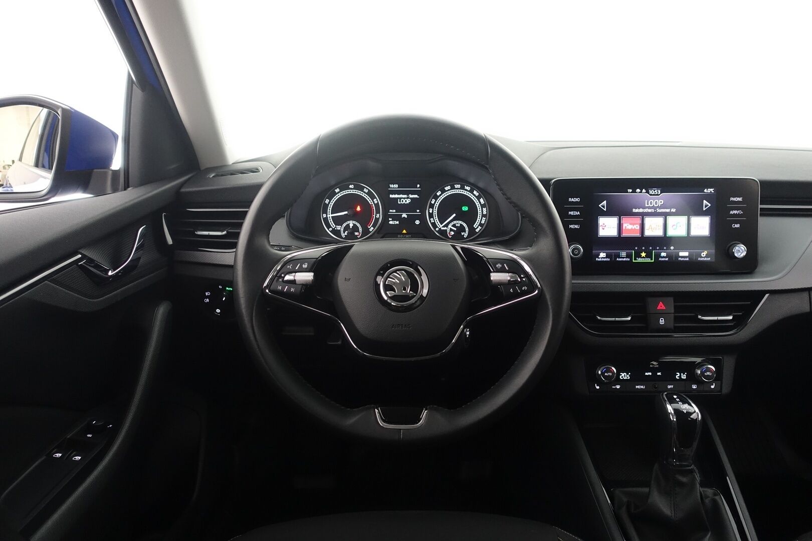 Skoda Scala 2023 1.0 TSI 110 Ambition DSG Autom. * Suomi-auto / Lohkolämmitin / Apple&Android * - HULLUT AVAJAISHULINAT KORKOTARJOUS 3,29 %