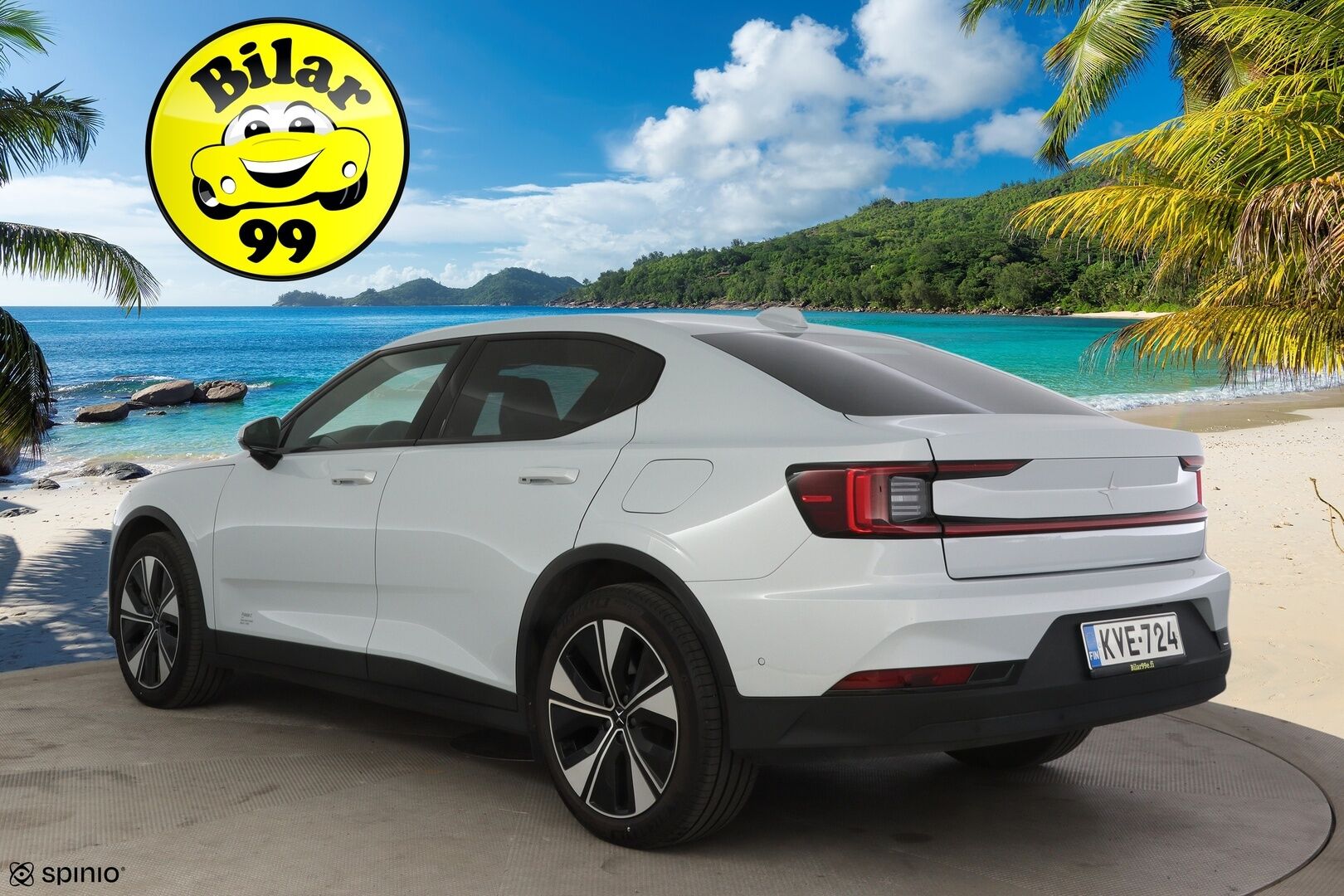 Polestar 2 2023 Standard Range Single Motor Pilot Lite, 170kW, 69kWh * Suomi-auto / 360-kamera / Esi-lämmitin / Apple&Android carplay * - * Todella siisti / Hyväkuntoiset talvi ja kesärenkaat alumiinivanteilla*