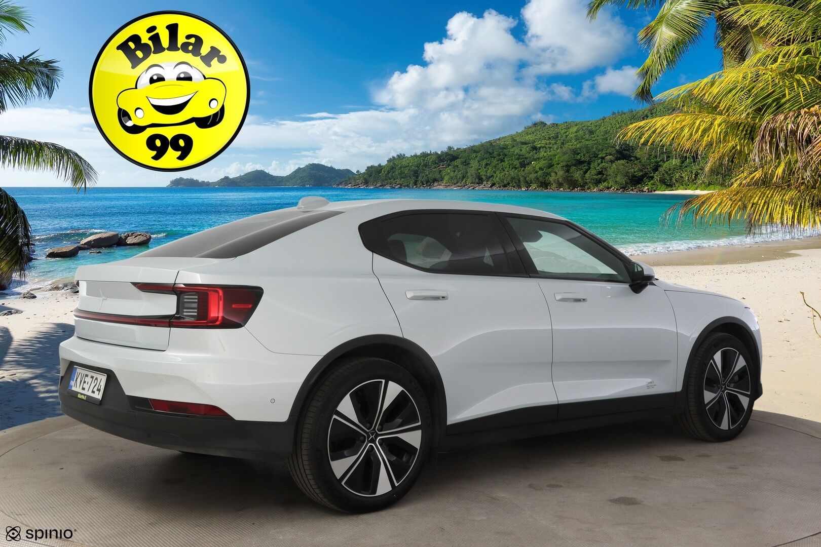 Polestar 2 2023 Standard Range Single Motor Pilot Lite, 170kW, 69kWh * Suomi-auto / 360-kamera / Esi-lämmitin / Apple&Android carplay * - * Todella siisti / Hyväkuntoiset talvi ja kesärenkaat alumiinivanteilla*