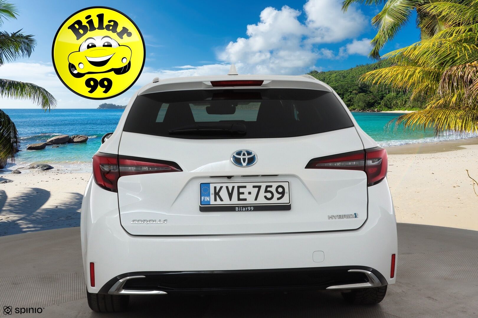 Toyota Corolla 2023 Touring Sports 1,8 Hybrid Launch Edition * ACC / P.kamera / LED / Navi / KeylessGo / Sähköluukku / Facelift / Puolinahat * - Suomi-auto / Kahdet renkaat aluvanteilla / Merkkihuollettu*