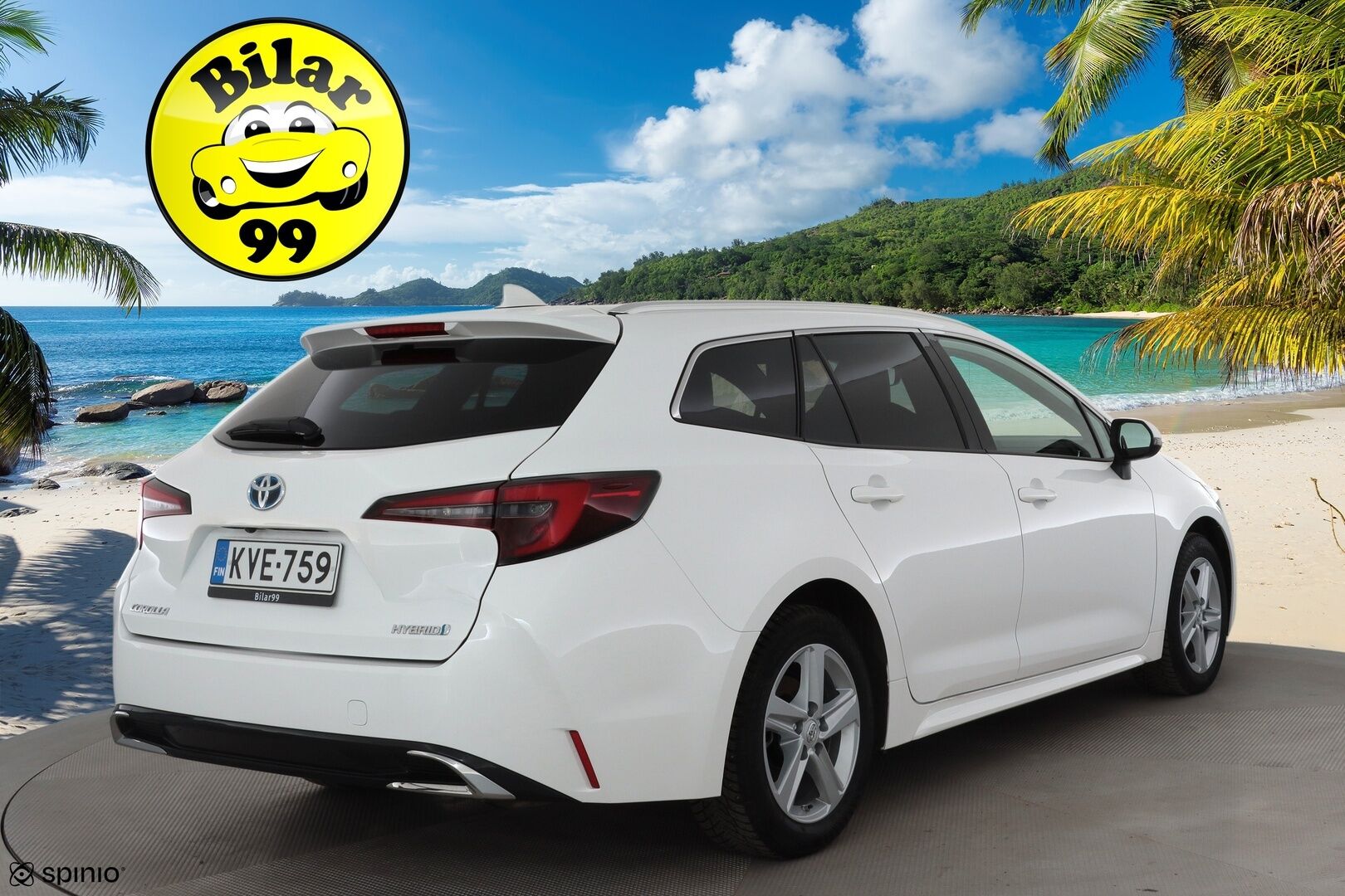 Toyota Corolla 2023 Touring Sports 1,8 Hybrid Launch Edition * ACC / P.kamera / LED / Navi / KeylessGo / Sähköluukku / Facelift / Puolinahat * - Suomi-auto / Kahdet renkaat aluvanteilla / Merkkihuollettu*