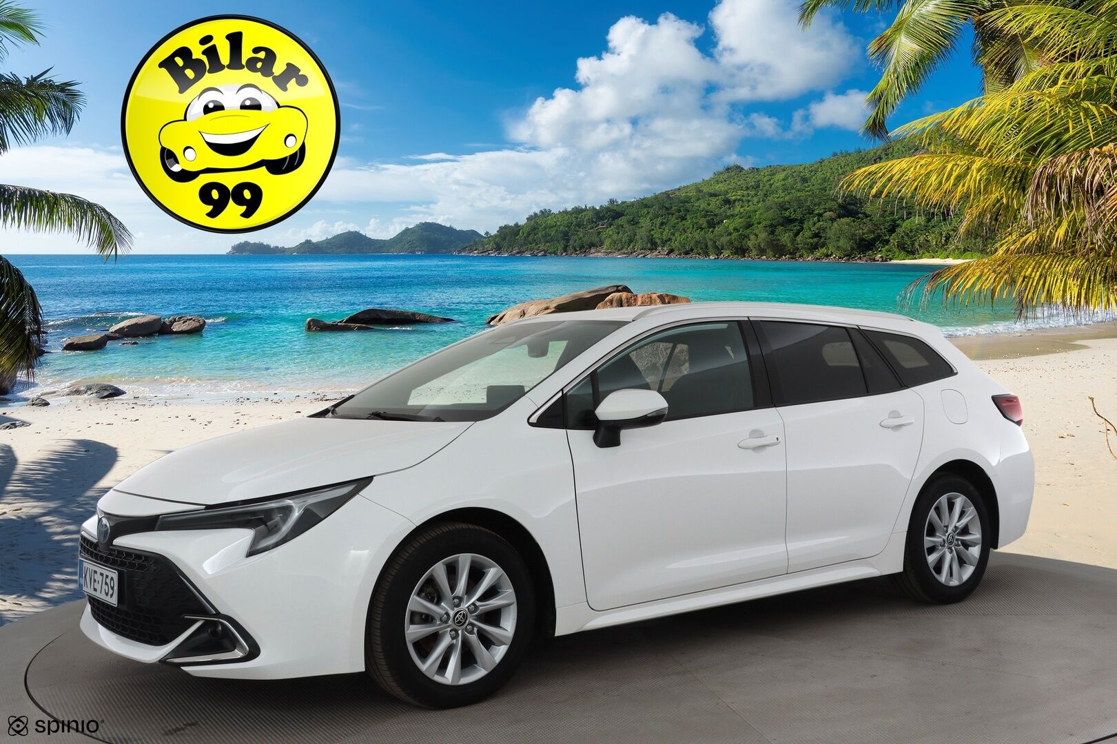 Toyota Corolla 2023 Touring Sports 1,8 Hybrid Launch Edition * ACC / P.kamera / LED / Navi / KeylessGo / Sähköluukku / Facelift / Puolinahat * - Suomi-auto / Kahdet renkaat aluvanteilla / Merkkihuollettu* - HULLUT BLACKWEEK JATKOT - KORKOTARJOUS 2,49%