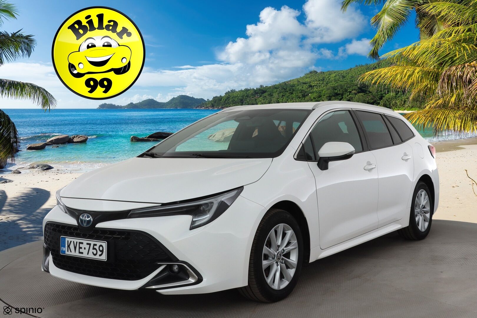 Toyota Corolla 2023 Touring Sports 1,8 Hybrid Launch Edition * ACC / P.kamera / LED / Navi / KeylessGo / Sähköluukku / Facelift / Puolinahat * - Suomi-auto / Kahdet renkaat aluvanteilla / Merkkihuollettu*