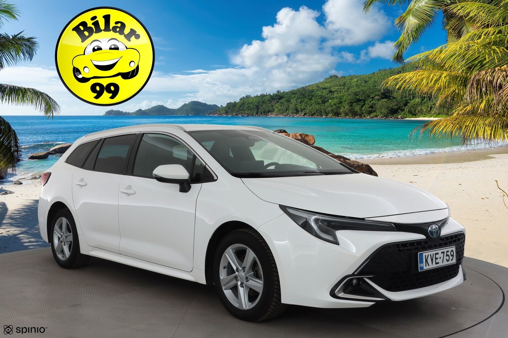 Toyota Corolla 2023 Touring Sports 1,8 Hybrid Launch Edition * ACC / P.kamera / LED / Navi / KeylessGo / Sähköluukku / Facelift / Puolinahat * - Suomi-auto / Kahdet renkaat aluvanteilla / Merkkihuollettu*