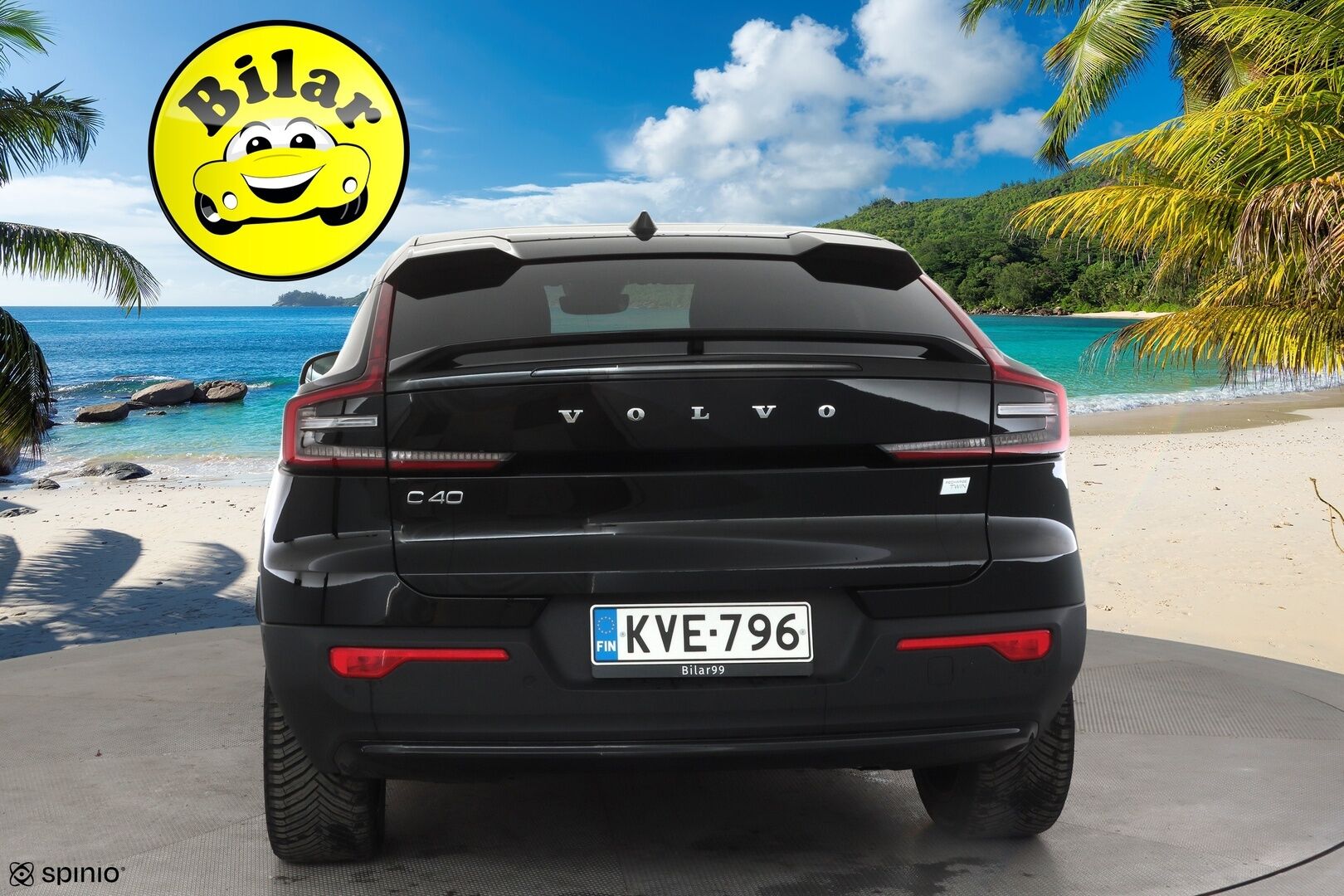 Volvo C40 2023 Recharge Twin Ultimate aut - | ILP | Koukku | ACC | Lasikatto | H&K | 360 | Sporttipenkki Muistilla | Pixel-LED | Navi | Kaistavahti | Keyless | 1-om Suomi-auto | 2x Latauskaapelit | Kahdet renkaat | Merkkihuollot |