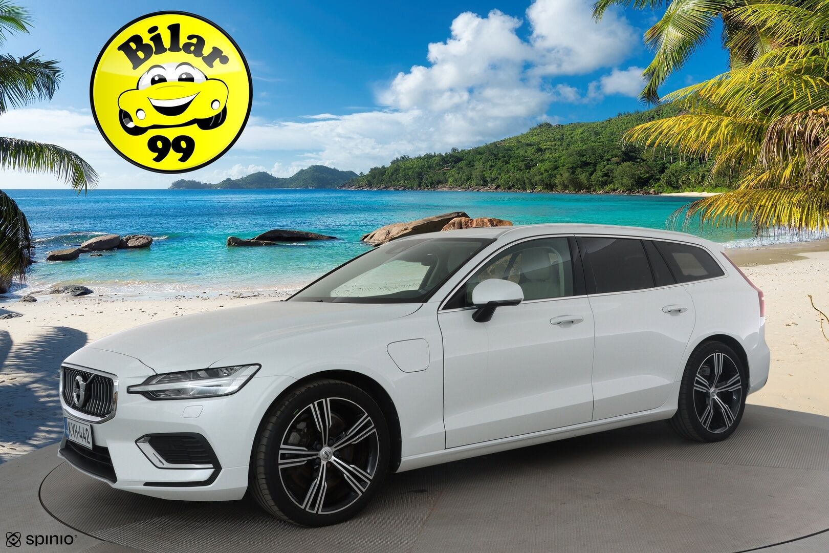 Volvo V60 2020 T8 TwE AWD Inscription aut *ACC / Panorama / Muistipenkki / Webasto / Koukku / Full LED / Navi / Vaaleat nahat / BLIS* - Kahdet renkaat Volvon vanteilla / Merkkihuollettu / Viimeisin huolto 78tkm!