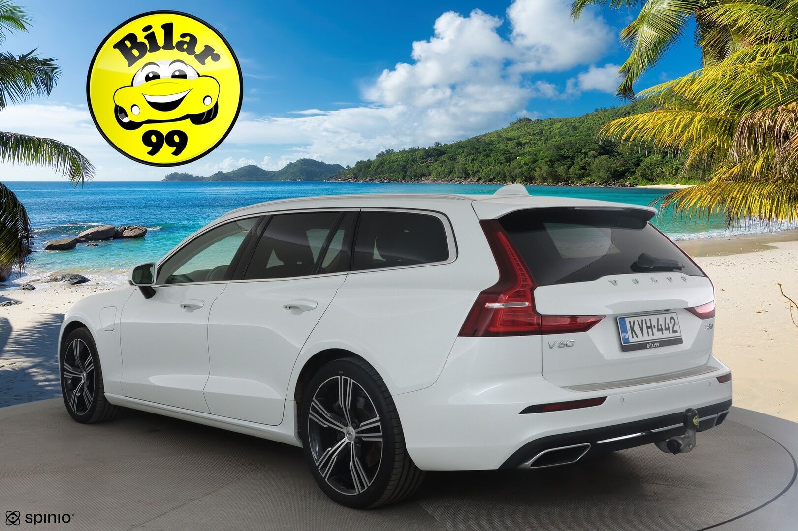 Volvo V60 2020 T8 TwE AWD Inscription aut *ACC / Panorama / Muistipenkki / Webasto / Koukku / Full LED / Navi / Vaaleat nahat / BLIS* - Kahdet renkaat Volvon vanteilla / Merkkihuollettu / Viimeisin huolto 78tkm!