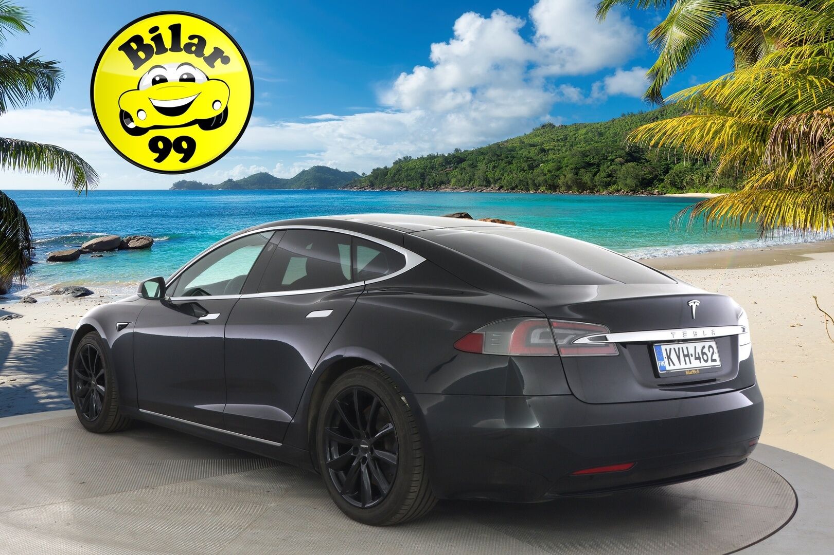TESLA MODEL S 2018 75D / Lasikatto / CCS / Kamera / Sentry / Ilma-alusta / Muistipenkit / Digimittari * - / Juuri katsastettu / Näyttävät vanteet /
