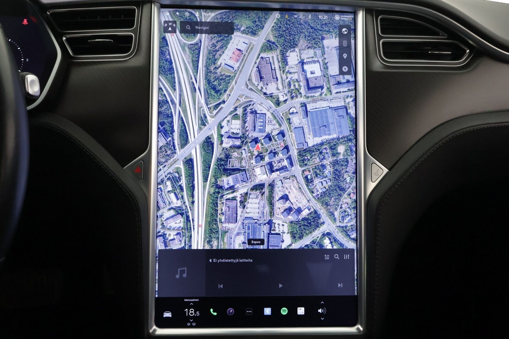 TESLA MODEL S 2018 75D / Lasikatto / CCS / Kamera / Sentry / Ilma-alusta / Muistipenkit / Digimittari * - / Juuri katsastettu / Näyttävät vanteet /
