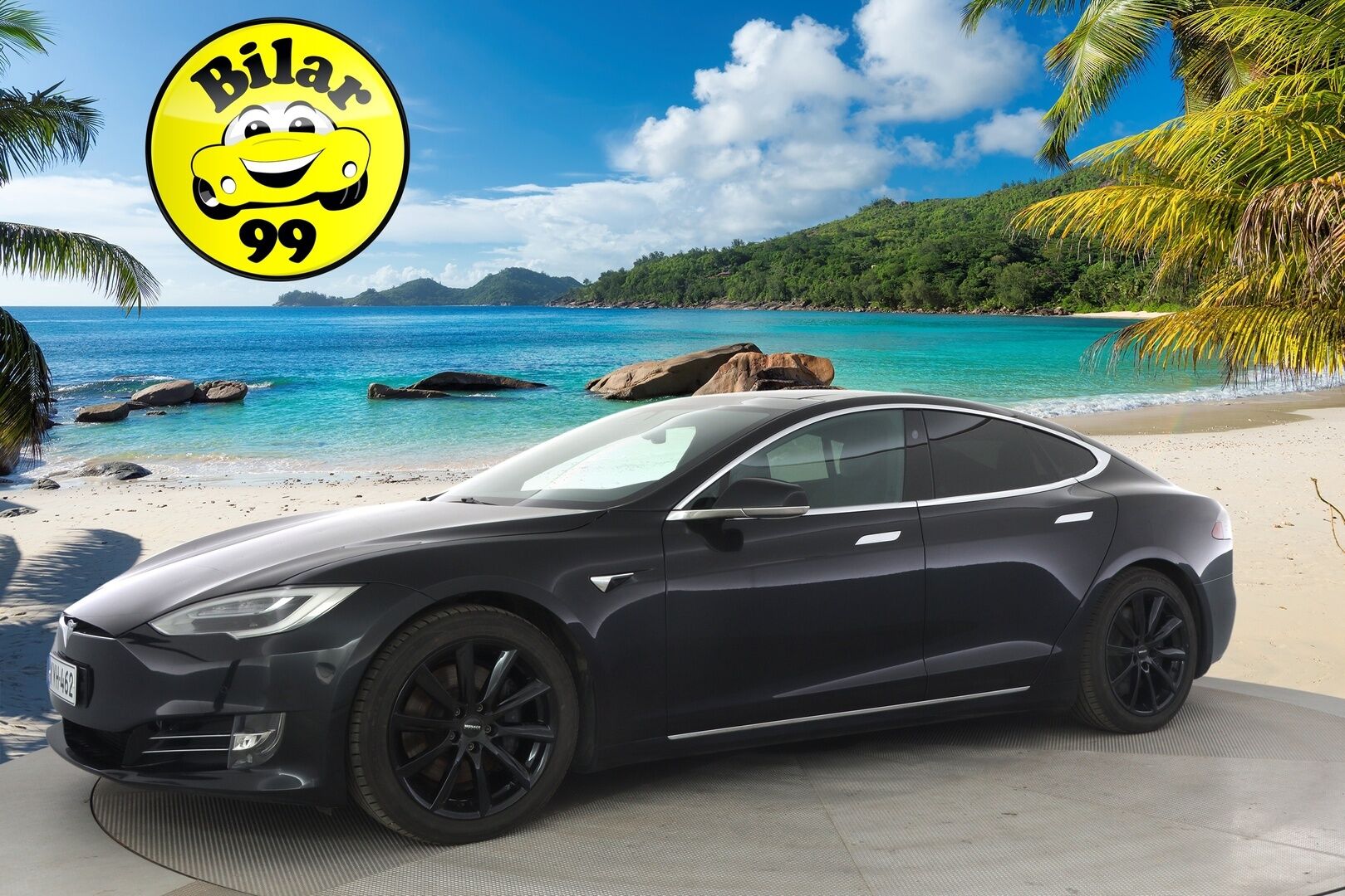TESLA MODEL S 2018 75D / Lasikatto / CCS / Kamera / Sentry / Ilma-alusta / Muistipenkit / Digimittari * - / Juuri katsastettu / Näyttävät vanteet /