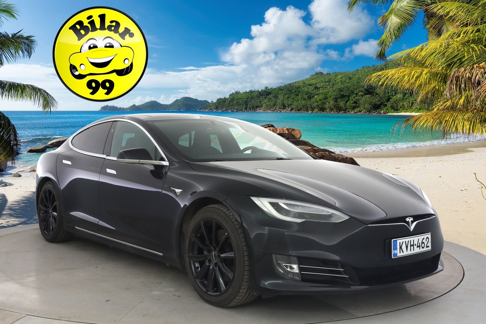 TESLA MODEL S 2018 75D / Lasikatto / CCS / Kamera / Sentry / Ilma-alusta / Muistipenkit / Digimittari * - / Juuri katsastettu / Näyttävät vanteet /