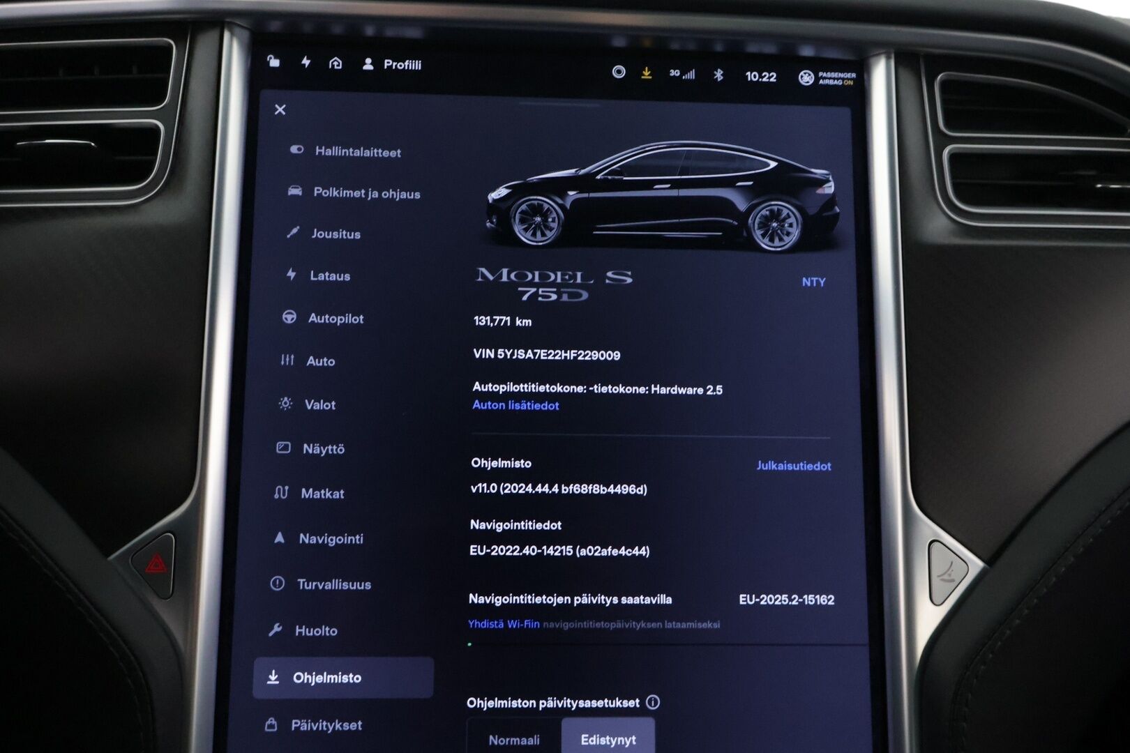 TESLA MODEL S 2018 75D / Lasikatto / CCS / Kamera / Sentry / Ilma-alusta / Muistipenkit / Digimittari * - / Juuri katsastettu / Näyttävät vanteet /