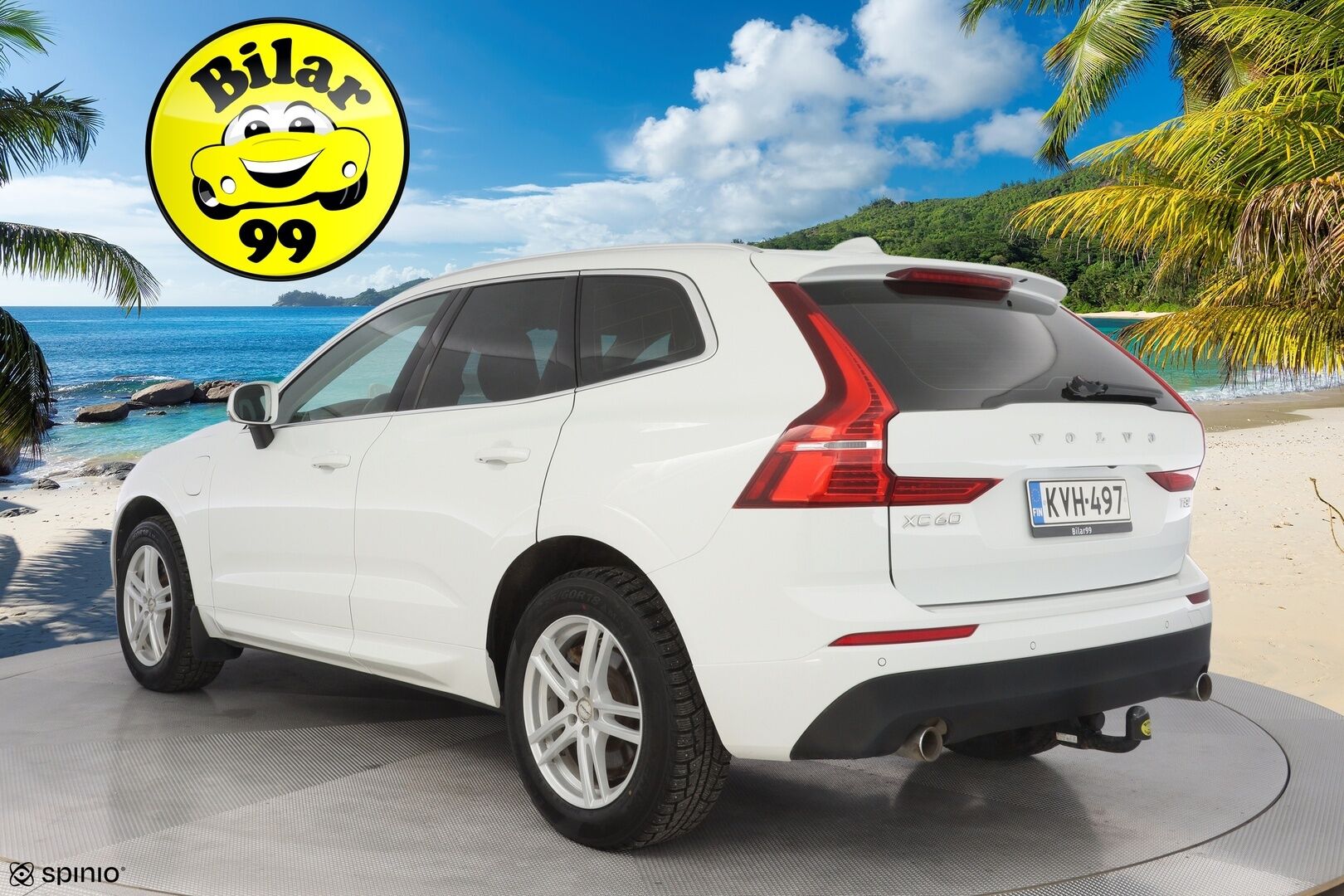 Volvo XC60 2019 10kWh, T8 AWD Momentum aut. * ACC / Webasto / Panorama / H&K / Koukku / P-kamera * - Hihna vaihdettu / Kahdet vanteet / 2x Laturit 