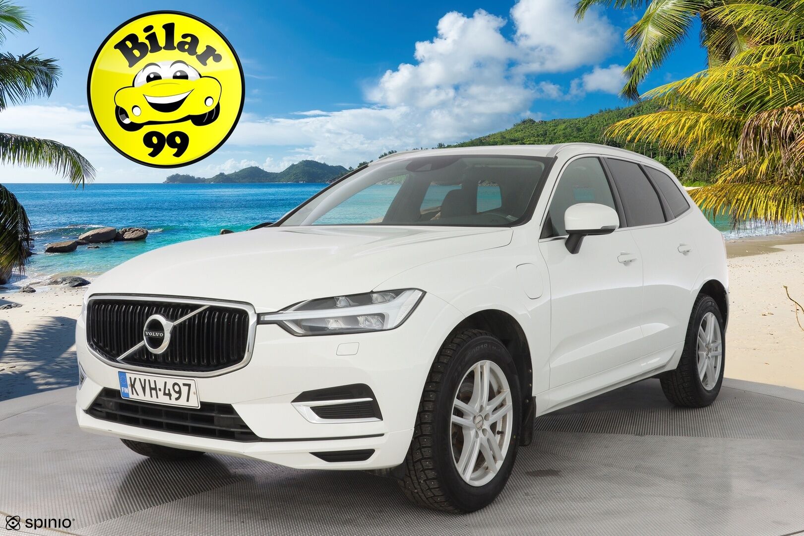 Volvo XC60 2019 10kWh, T8 AWD Momentum aut. * ACC / Webasto / Panorama / H&K / Koukku / P-kamera * - Hihna vaihdettu / Kahdet vanteet / 2x Laturit 