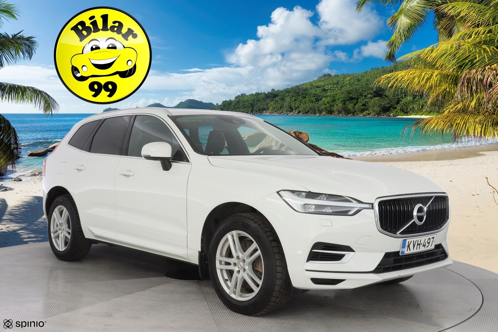 Volvo XC60 2019 10kWh, T8 AWD Momentum aut. * ACC / Webasto / Panorama / H&K / Koukku / P-kamera * - Hihna vaihdettu / Kahdet vanteet / 2x Laturit 