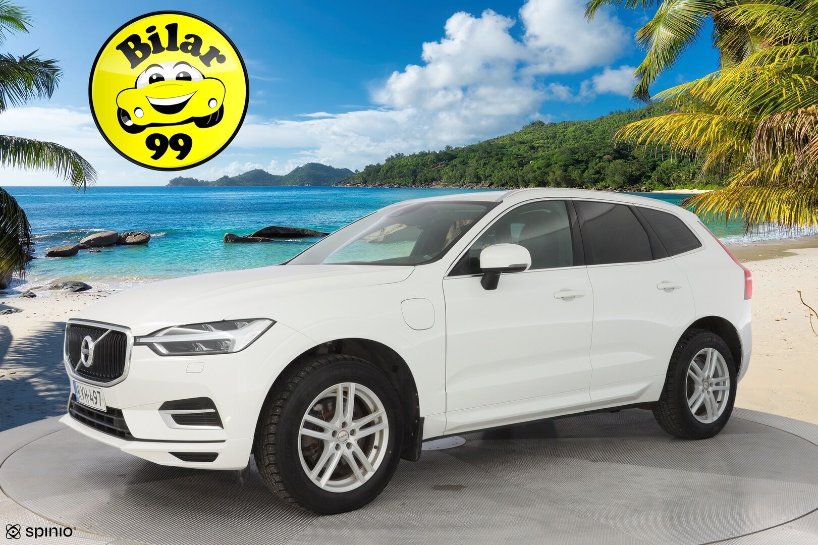 Volvo XC60 2019 10kWh, T8 AWD Momentum aut. * ACC / Webasto / Panorama / H&K / Koukku / P-kamera * - Hihna vaihdettu / Kahdet vanteet / 2x Laturit 