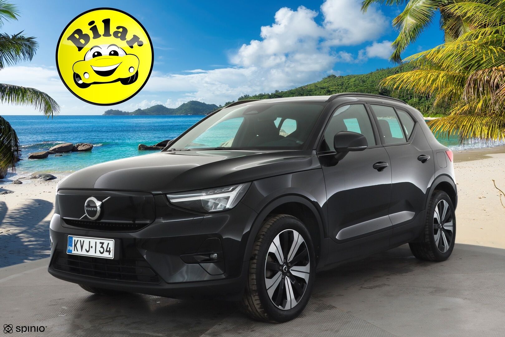 Volvo XC40 2023 Recharge Single Plus aut - | ILP | Koukku | ACC | LED | P.Kamera | Sporttipenkki Muistilla | Navi | Kaistavahti | Keyless | 1-om Suomi-auto | Kahdet renkaat | Merkkihuollot |