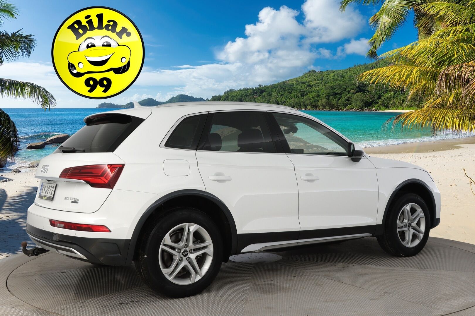 Audi Q5 2023 Progress 50 TFSI e 220 kW quattro S tronic - 3,99 % KORKOTARJOUS TÄHÄN AUTOON - 1-om. Suomi-auto / Adapt.Vakkari / P-kamera / Matrix LED / Koukku / Sporttipenkit / Apple&Android