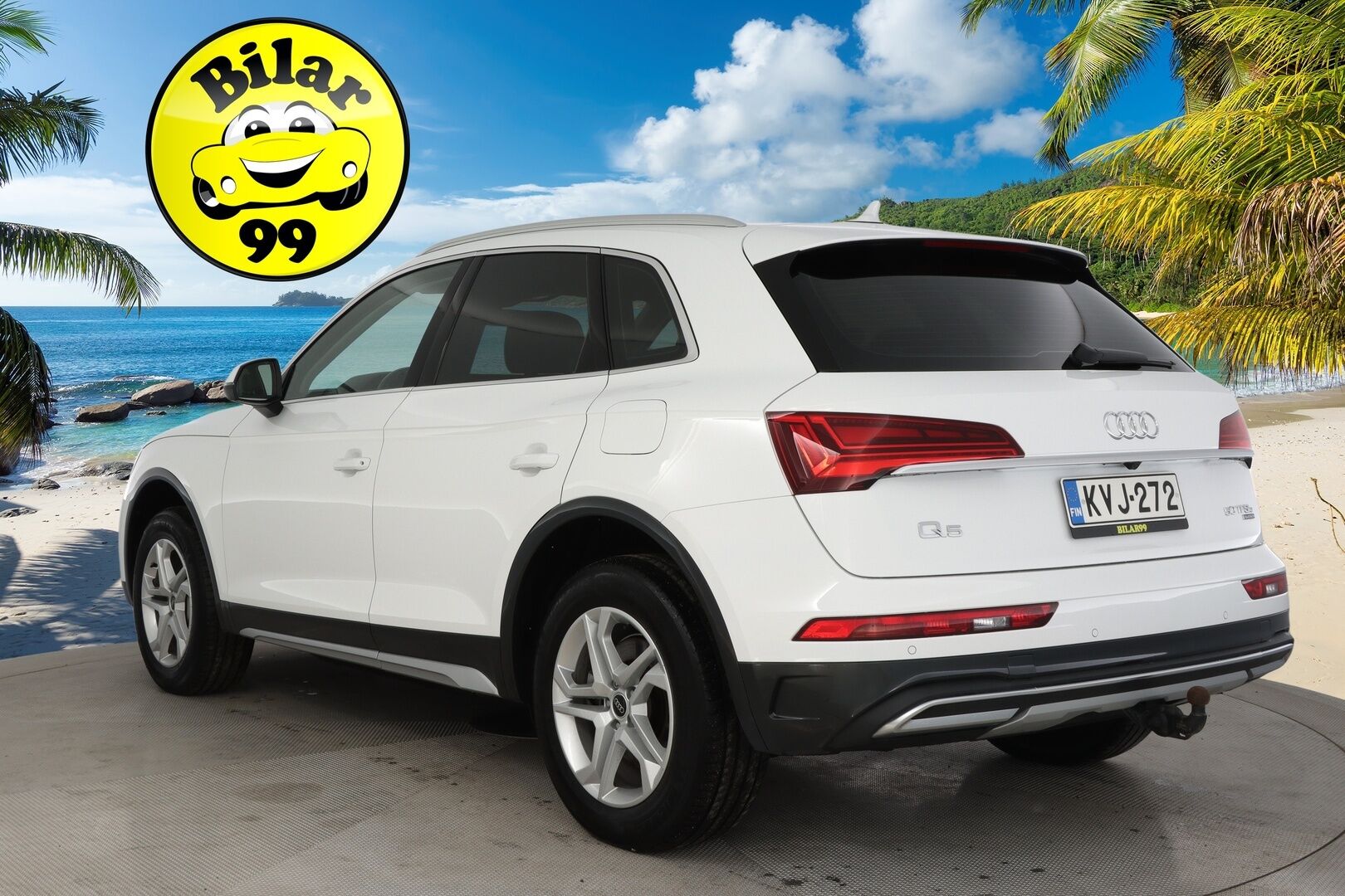 Audi Q5 2023 Progress 50 TFSI e 220 kW quattro S tronic - 3,99 % KORKOTARJOUS TÄHÄN AUTOON - 1-om. Suomi-auto / Adapt.Vakkari / P-kamera / Matrix LED / Koukku / Sporttipenkit / Apple&Android