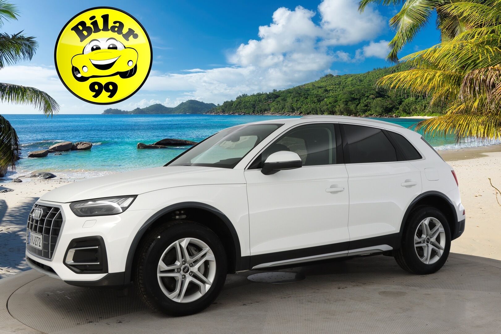 Audi Q5 2023 Progress 50 TFSI e 220 kW quattro S tronic - 3,99 % KORKOTARJOUS TÄHÄN AUTOON - 1-om. Suomi-auto / Adapt.Vakkari / P-kamera / Matrix LED / Koukku / Sporttipenkit / Apple&Android