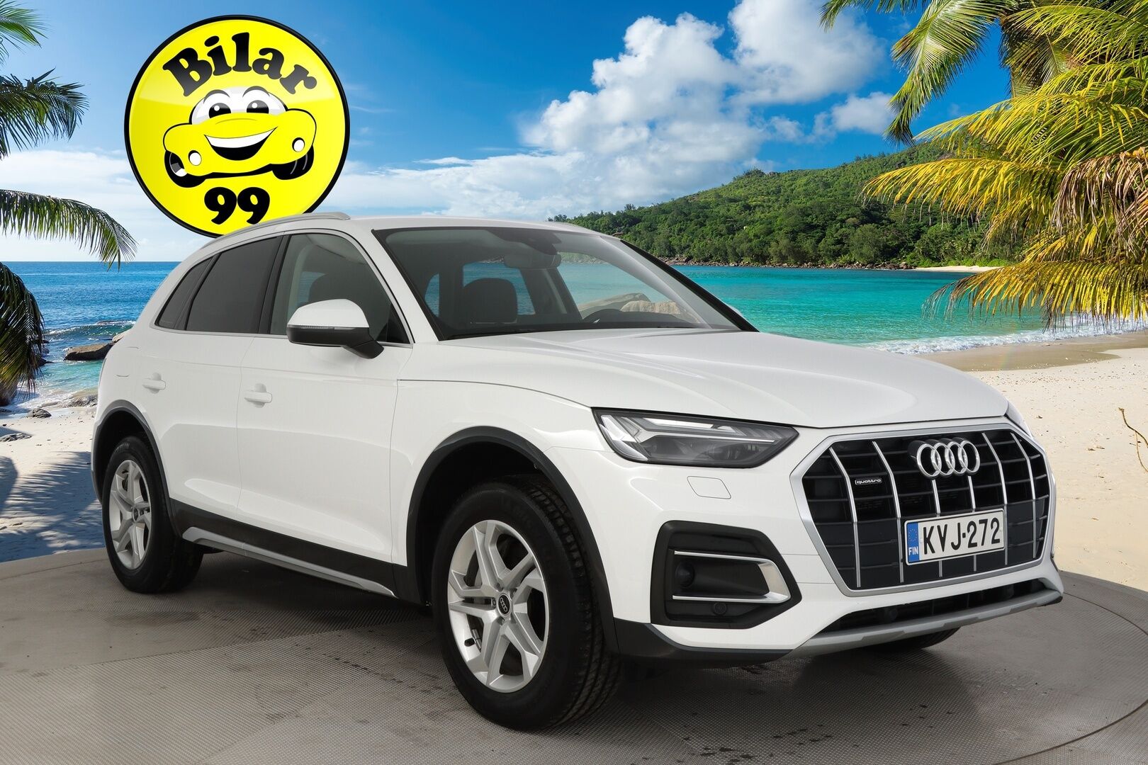 Audi Q5 2023 Progress 50 TFSI e 220 kW quattro S tronic - 3,99 % KORKOTARJOUS TÄHÄN AUTOON - 1-om. Suomi-auto / Adapt.Vakkari / P-kamera / Matrix LED / Koukku / Sporttipenkit / Apple&Android