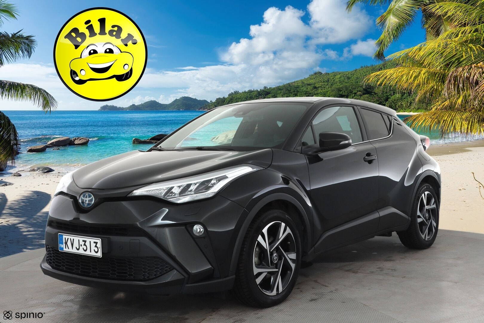 Toyota C-HR 2022 1,8 Hybrid Active - | ACC | LED | P.kamera | Facelift | Keyless | Apple & Android | Lämm. ratti | 2x renkaat aluin |