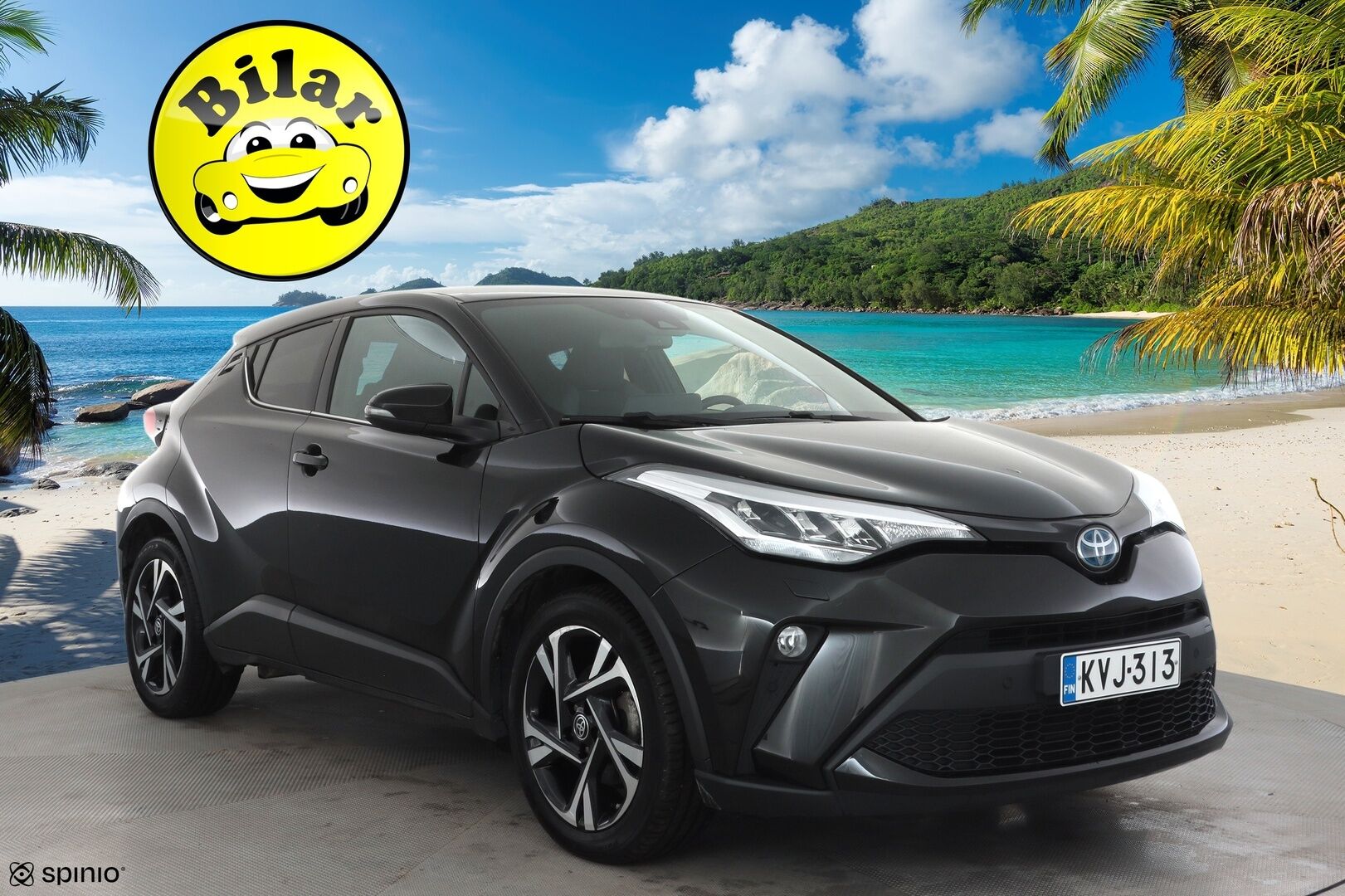 Toyota C-HR 2022 1,8 Hybrid Active - | ACC | LED | P.kamera | Facelift | Keyless | Apple & Android | Lämm. ratti | 2x renkaat aluin |