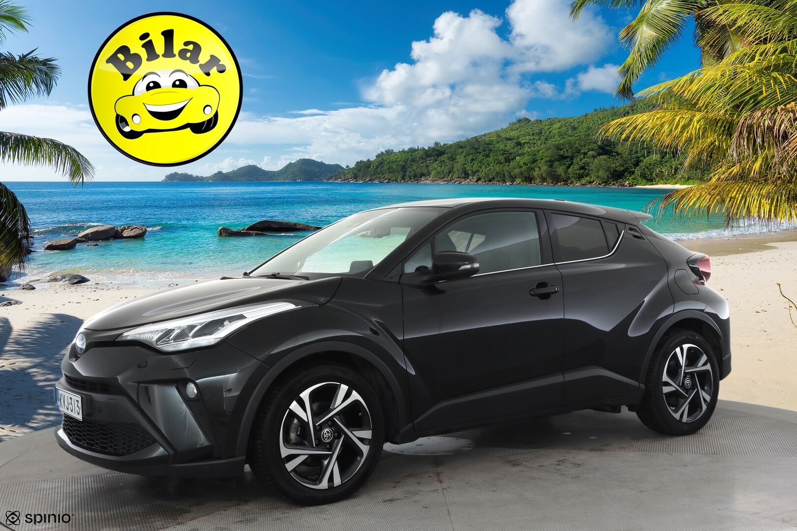 Toyota C-HR 2022 1,8 Hybrid Active - | ACC | LED | P.kamera | Facelift | Keyless | Apple & Android | Lämm. ratti | 2x renkaat aluin |