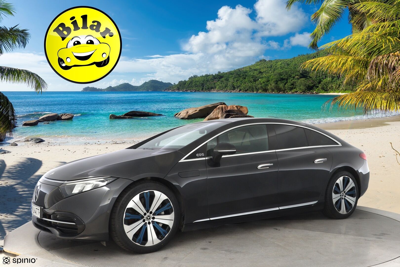 Mercedes-Benz EQS 2022 350 Sedan Luxury - Distronic | Nelipyöräohjaus | Panorama | Nahkasisusta | Muistipenkit | Keyless | Peruutuskamera | Airmatic | Blis | Ambient | Akku kuntotarkastettu