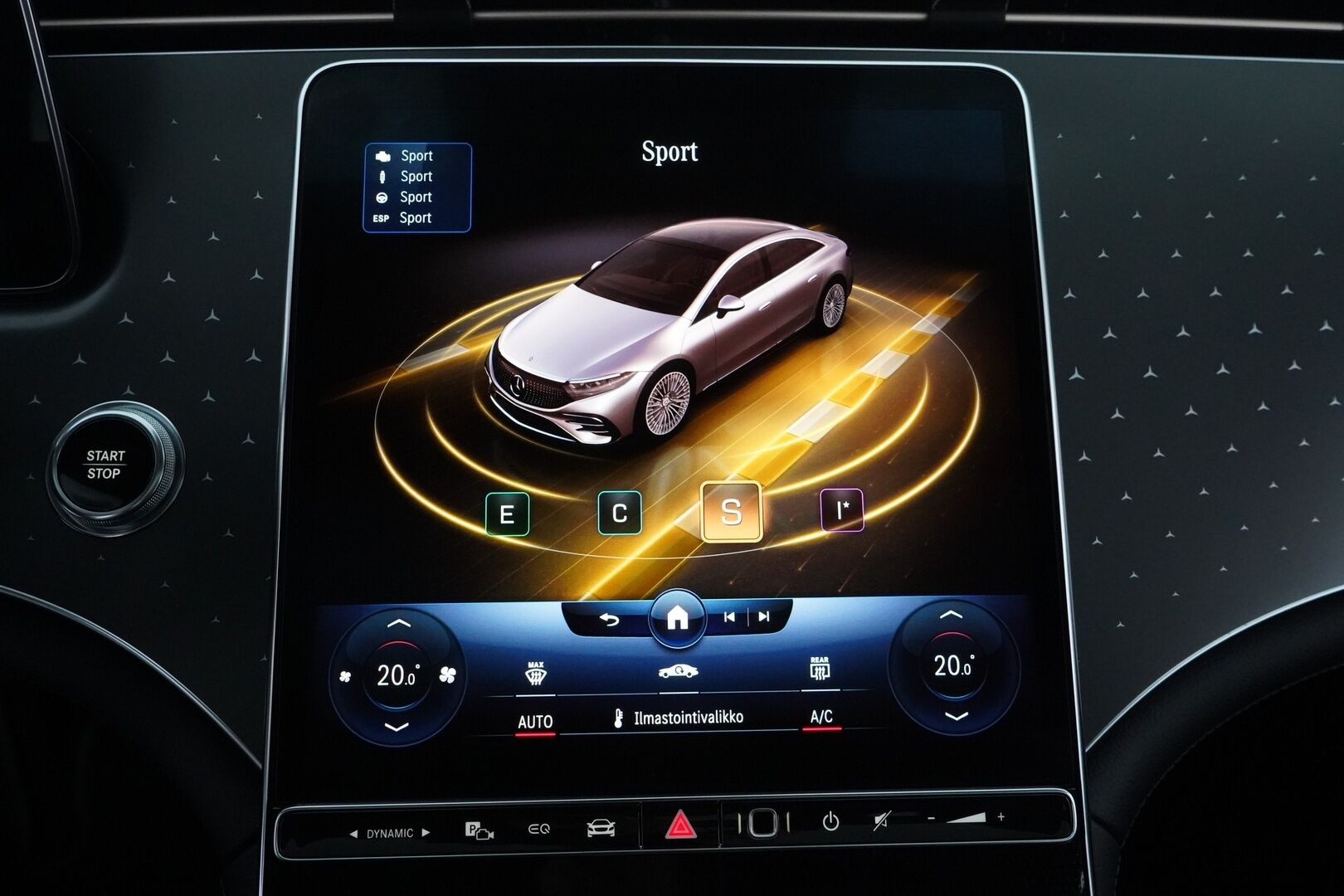 Mercedes-Benz EQS 2022 350 Sedan Luxury - Distronic | Nelipyöräohjaus | Panorama | Nahkasisusta | Muistipenkit | Keyless | Peruutuskamera | Airmatic | Blis | Ambient | Akku kuntotarkastettu