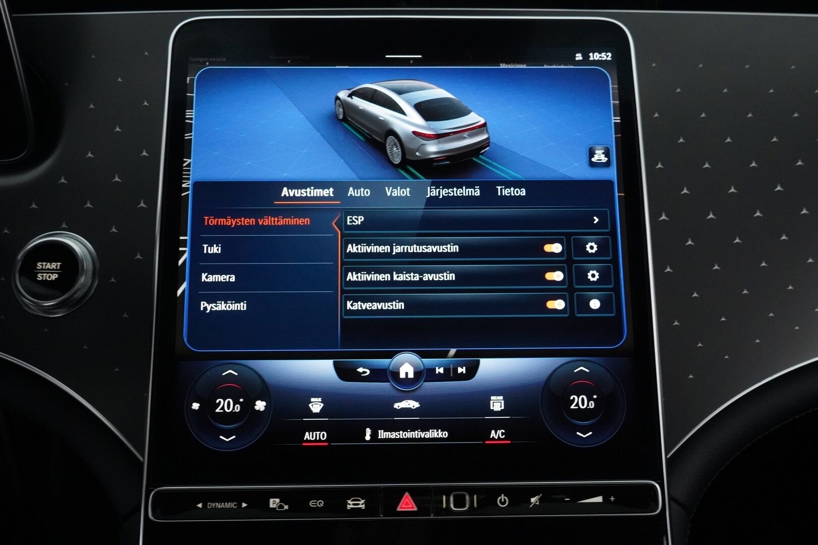 Mercedes-Benz EQS 2022 350 Sedan Luxury - Distronic | Nelipyöräohjaus | Panorama | Nahkasisusta | Muistipenkit | Keyless | Peruutuskamera | Airmatic | Blis | Ambient | Akku kuntotarkastettu